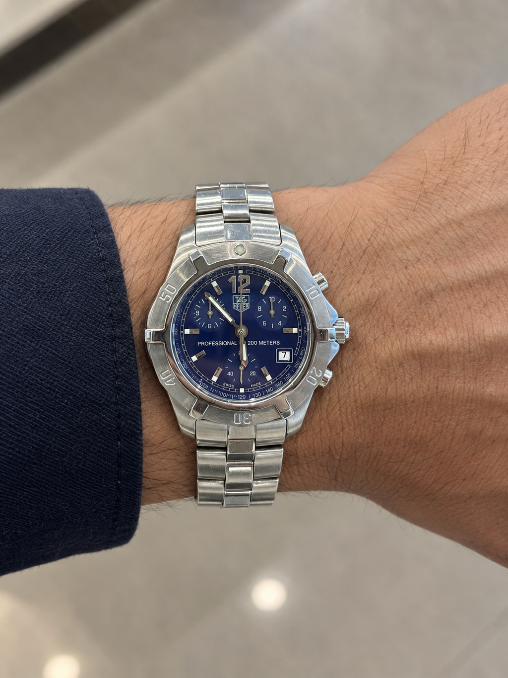 Tag Heuer Chrono Blue Face