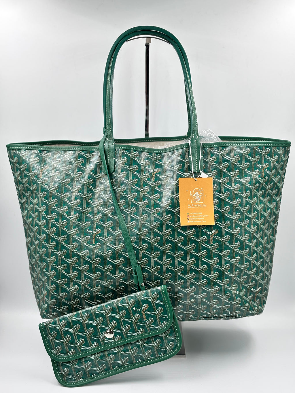 Goyard Green St Louis PM Tote Bag