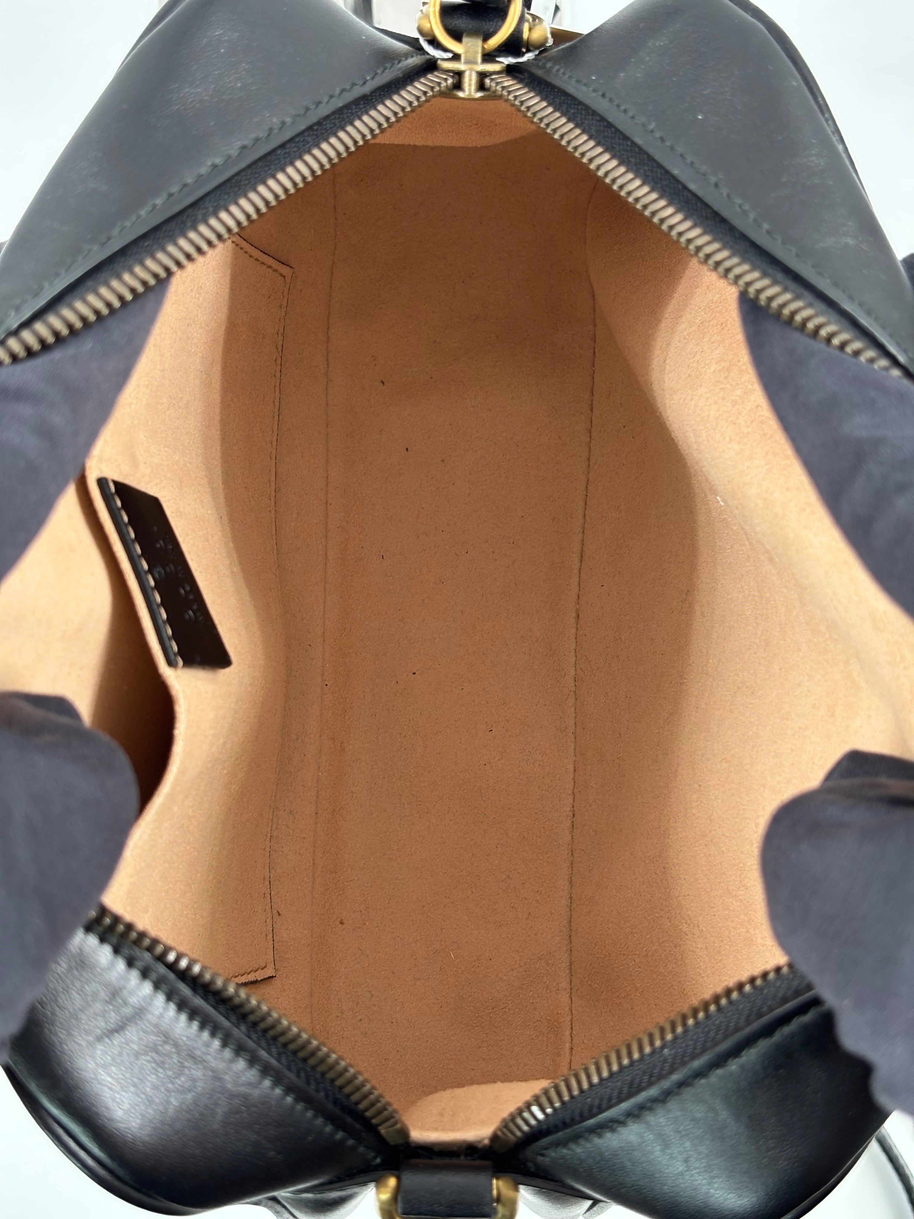 Gucci Black Quilted Leather  Marmont Small Camera Bag