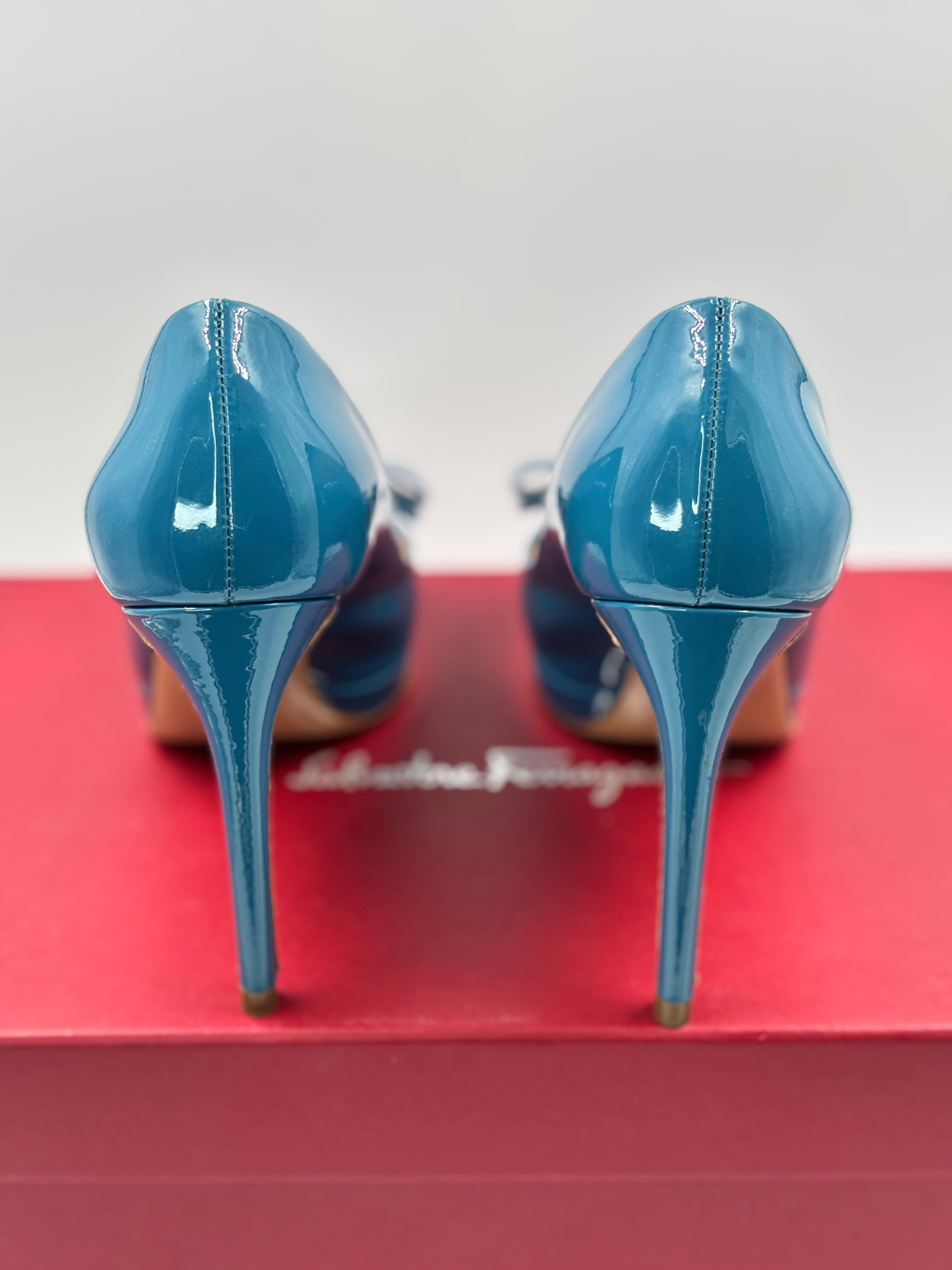Salvatore Ferragamo Patent Leather Pumps