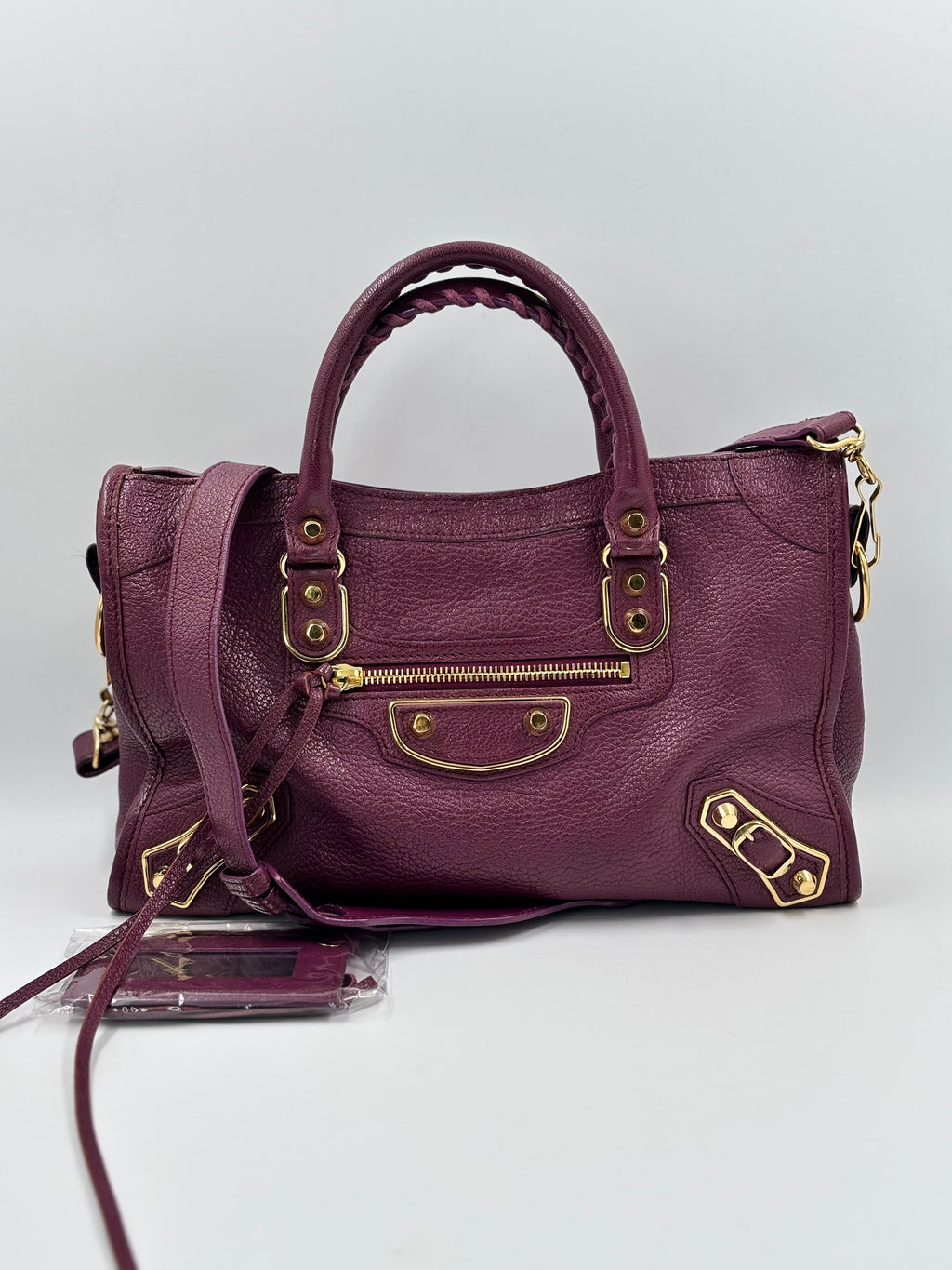 Balenciaga Plum Purple Small City