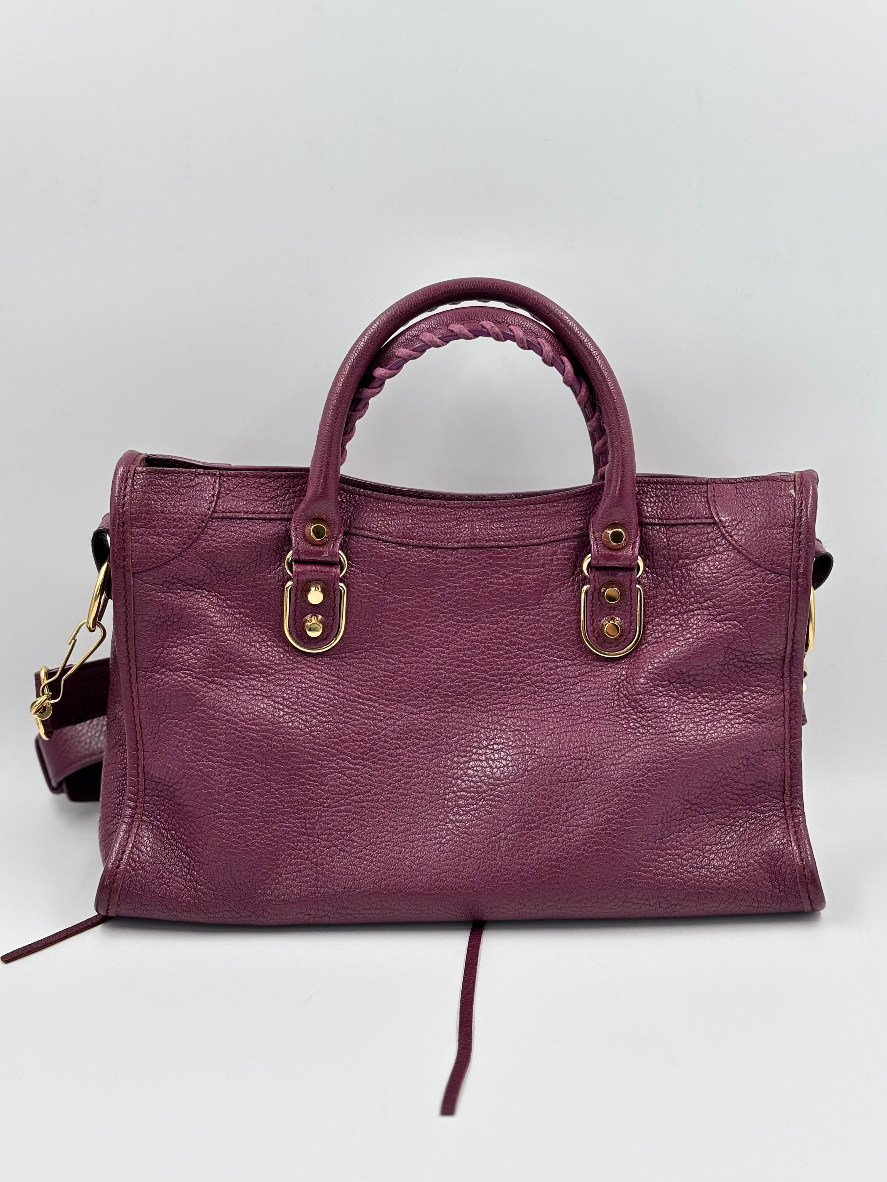 Balenciaga Plum Purple Small City
