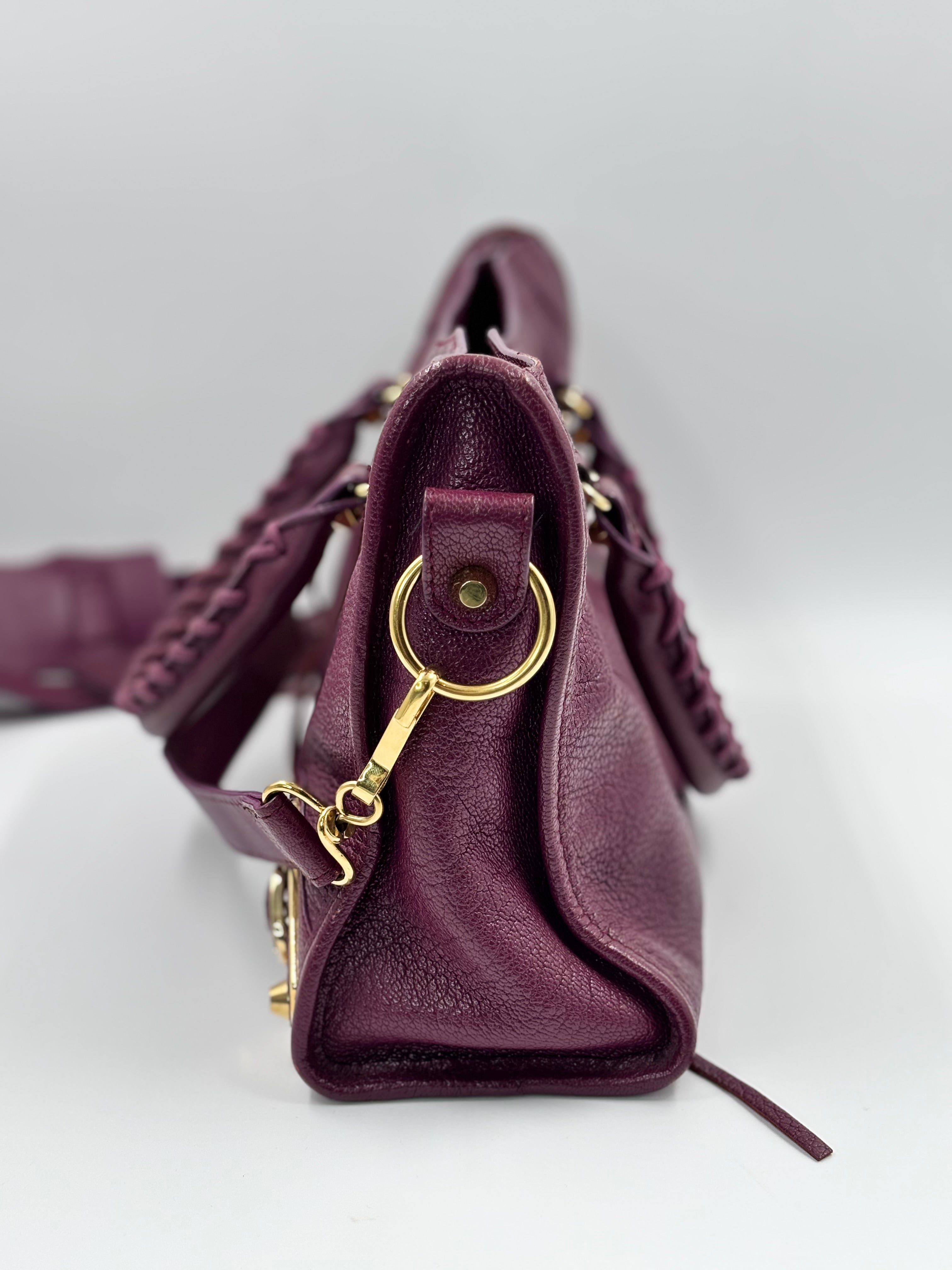 Balenciaga Plum Purple Small City