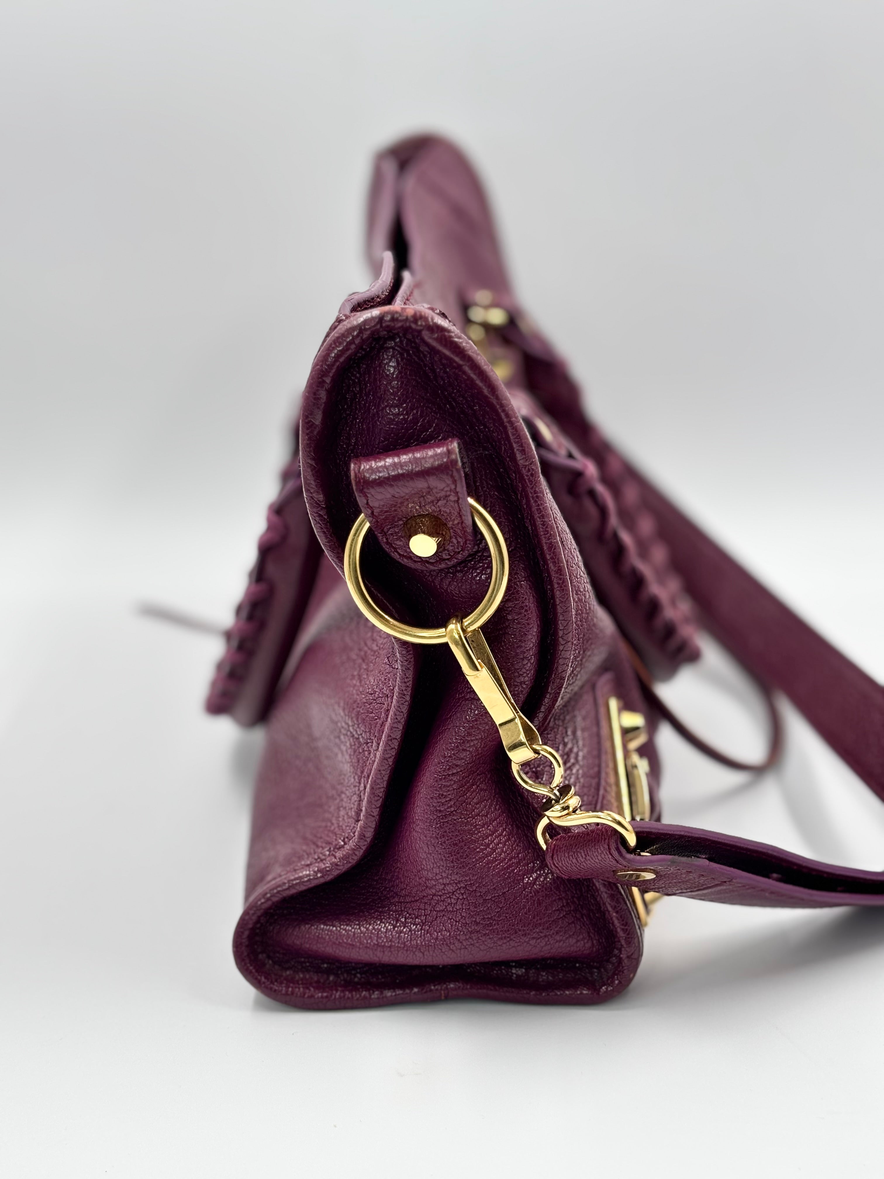 Balenciaga Plum Purple Small City