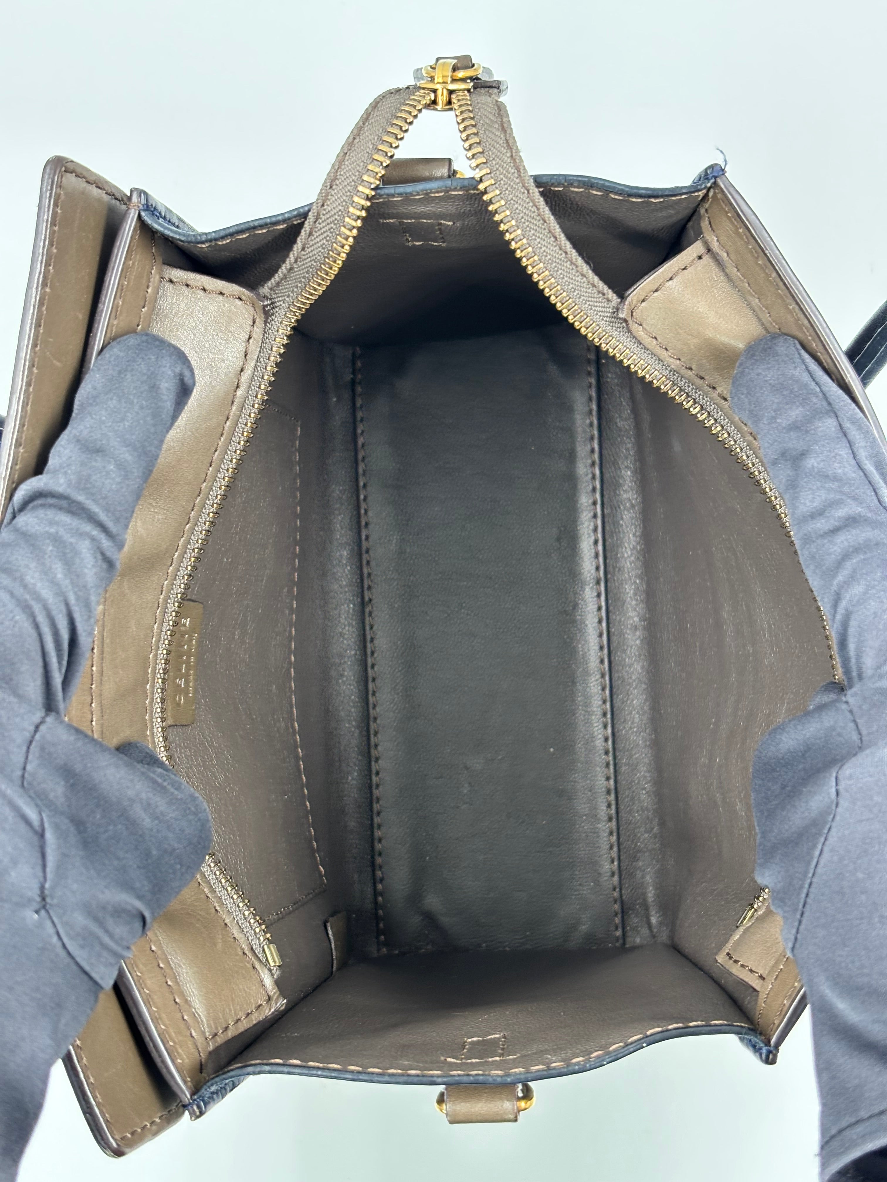 Celine Nano Luggage Tri-Color