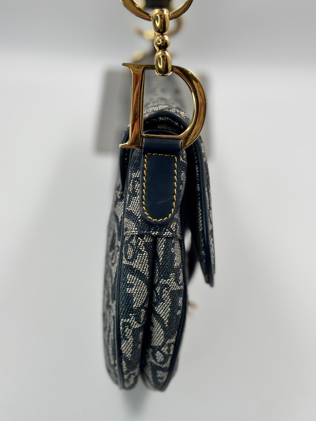Christian Dior Canvas Saddle Bag