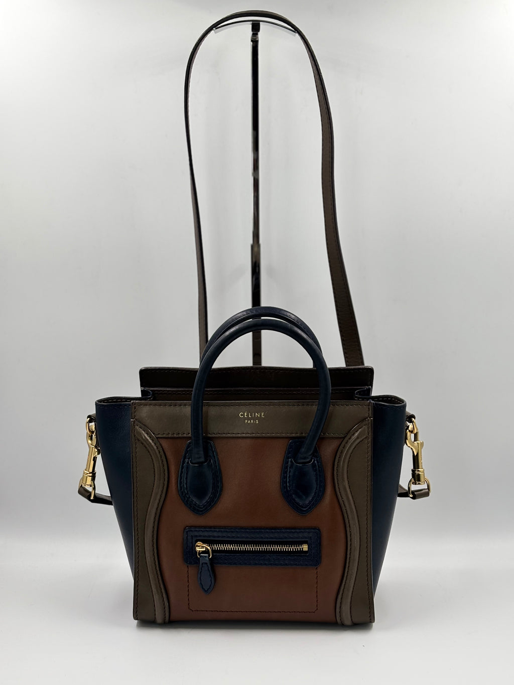 Celine Nano Luggage Tri-Color