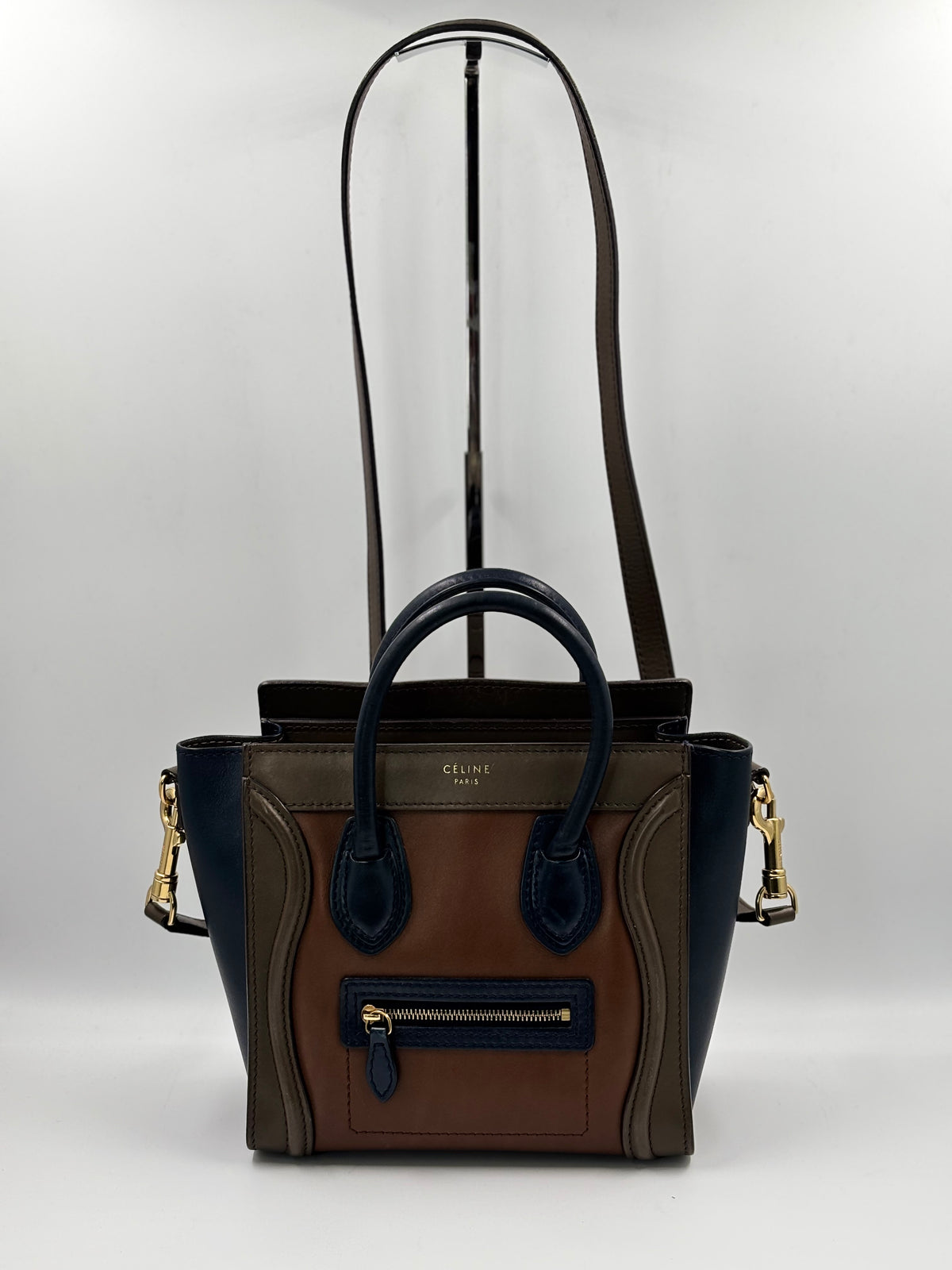 Celine Nano Luggage Tri-Color