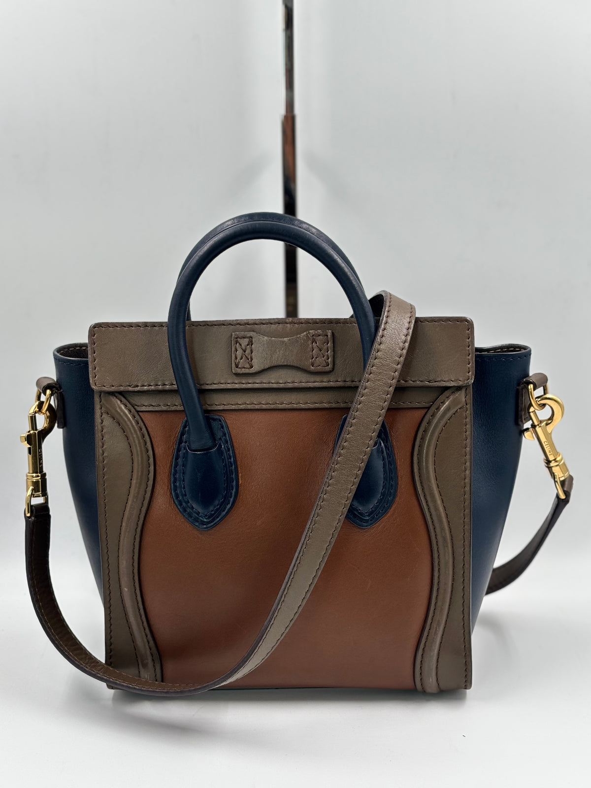 Celine Nano Luggage Tri-Color