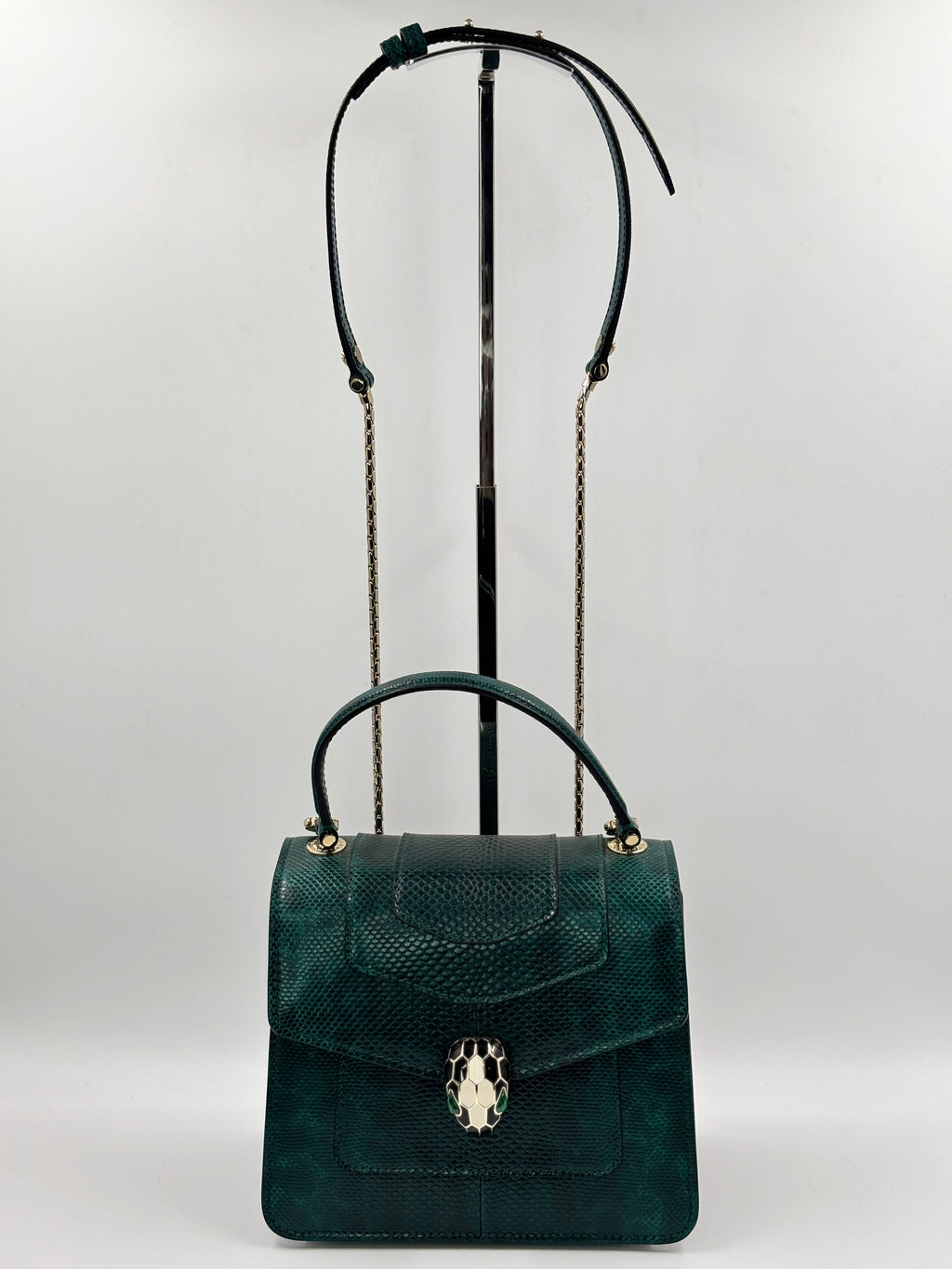 Bvlgari Small  Serpenti Forever Top Handle Bag