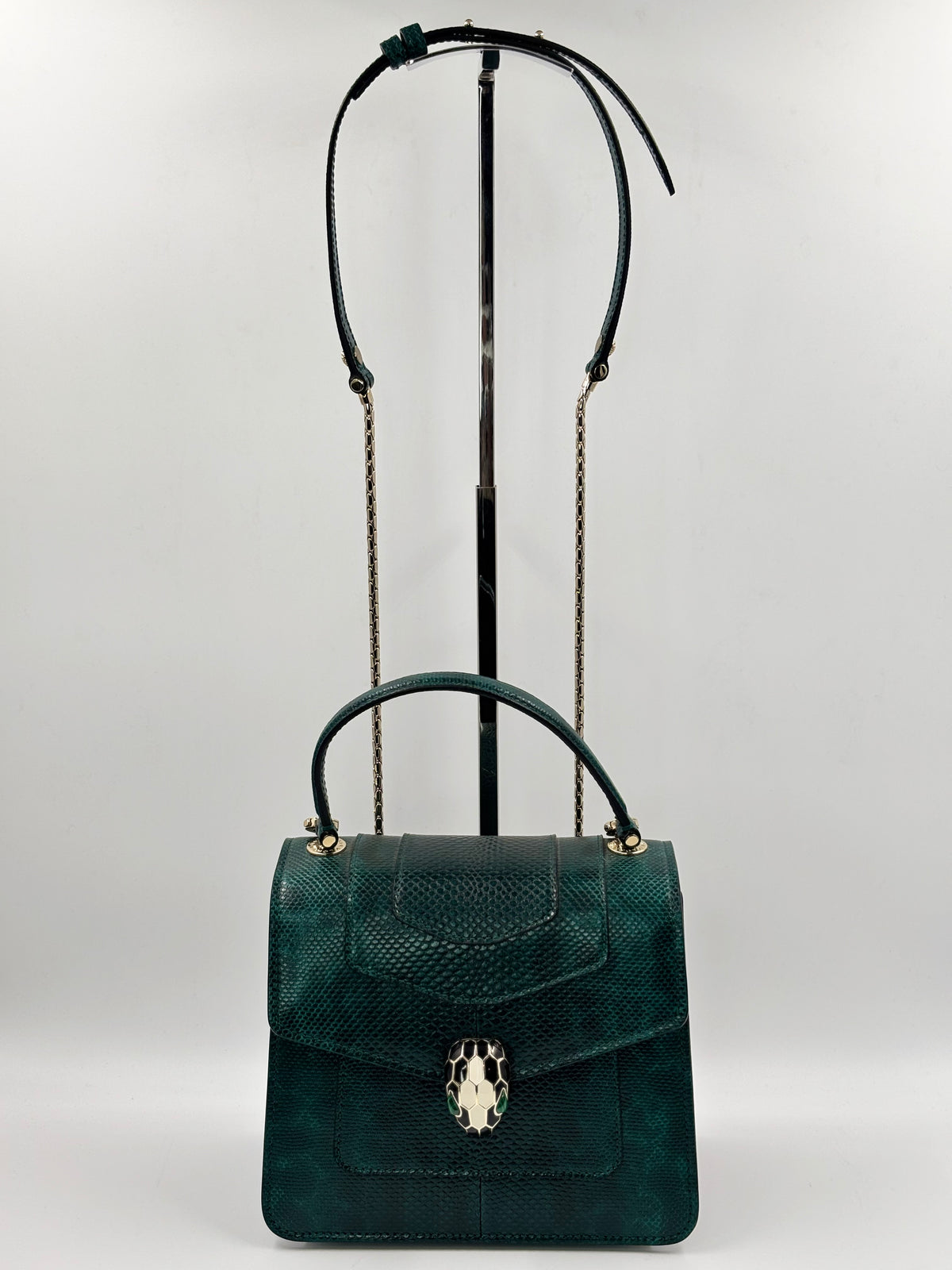 Bvlgari Small  Serpenti Forever Top Handle Bag