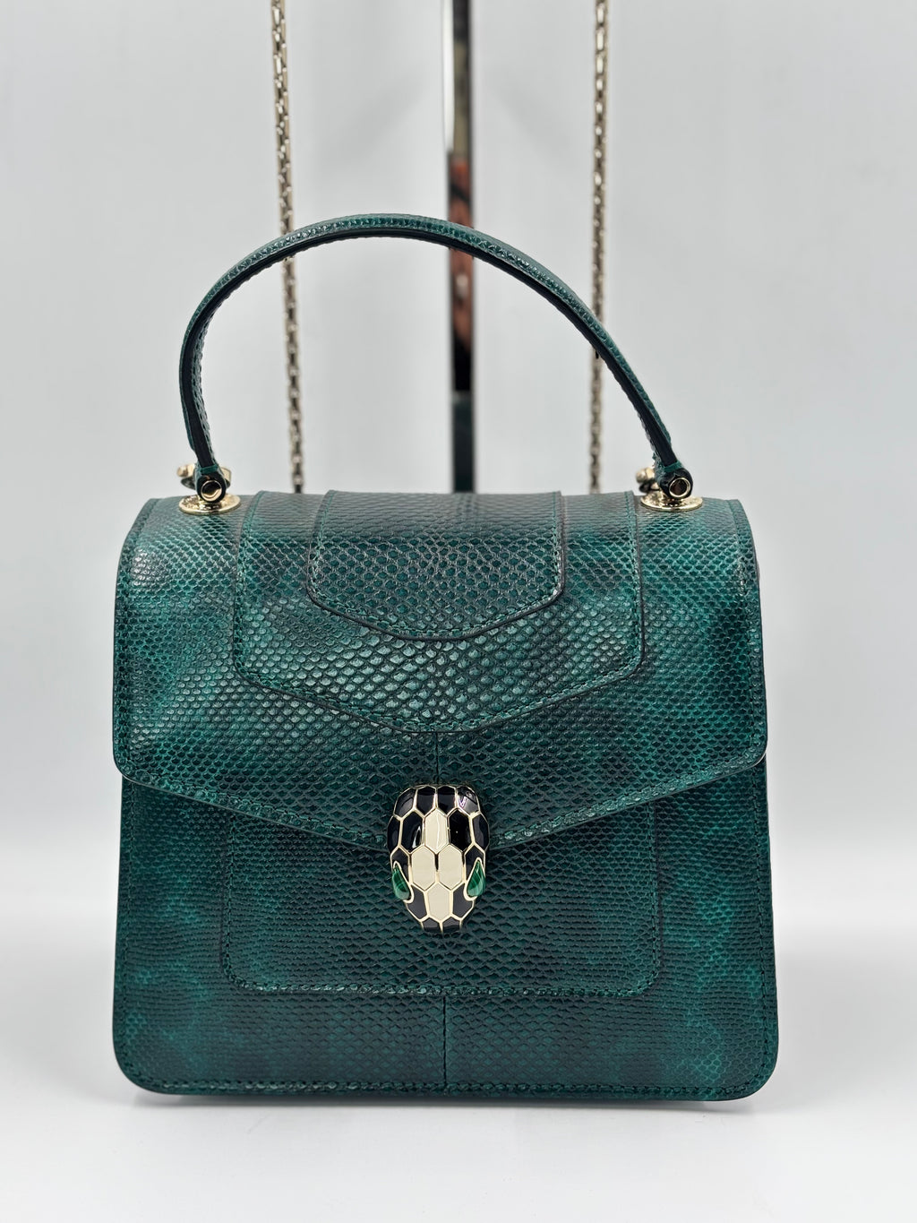Bvlgari Small  Serpenti Forever Top Handle Bag