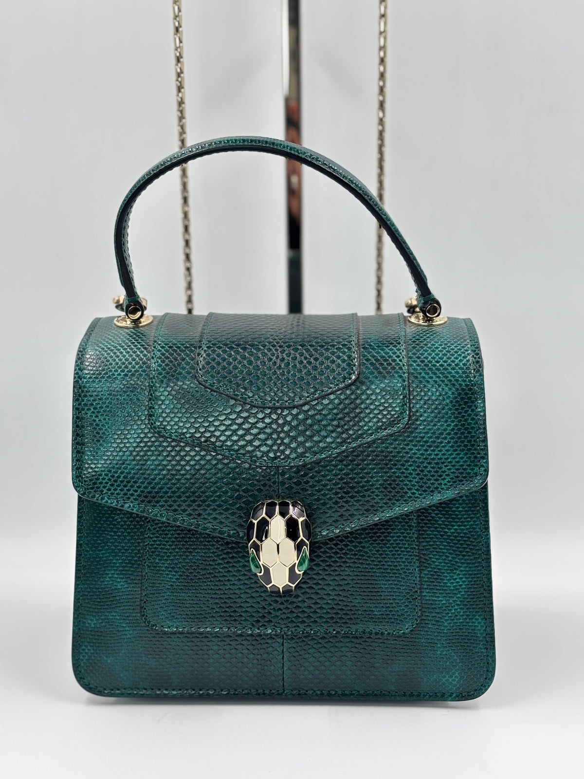 Bvlgari Small  Serpenti Forever Top Handle Bag