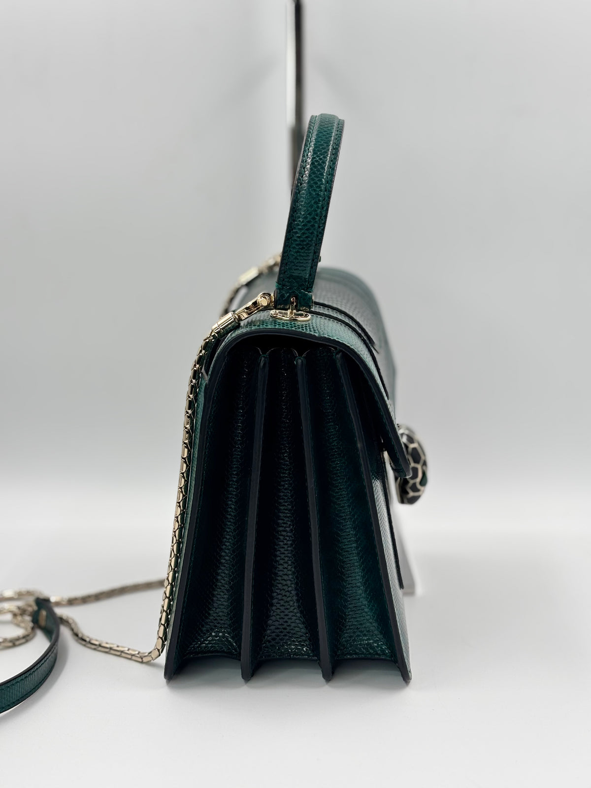 Bvlgari Small  Serpenti Forever Top Handle Bag