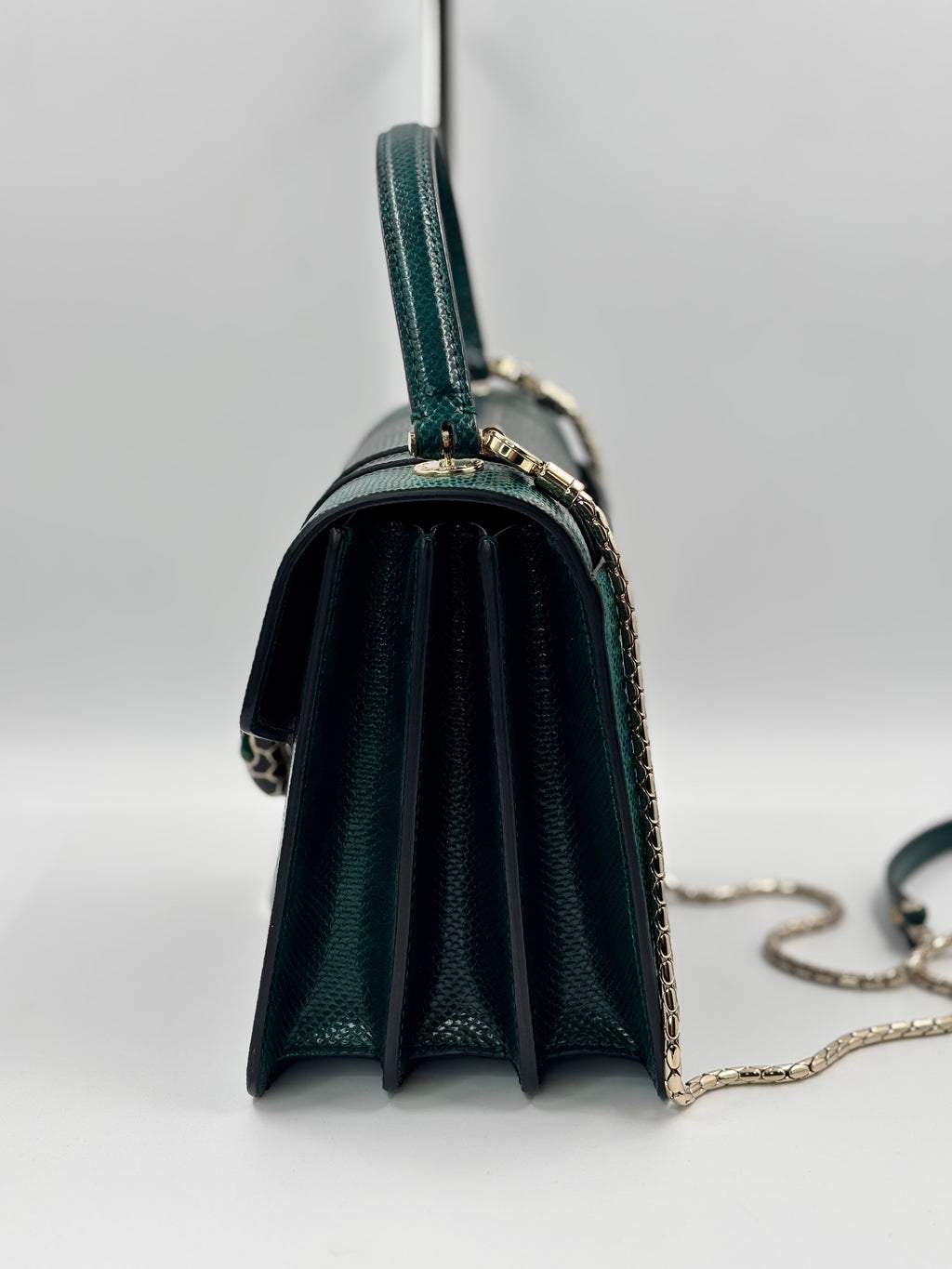 Bvlgari Small  Serpenti Forever Top Handle Bag