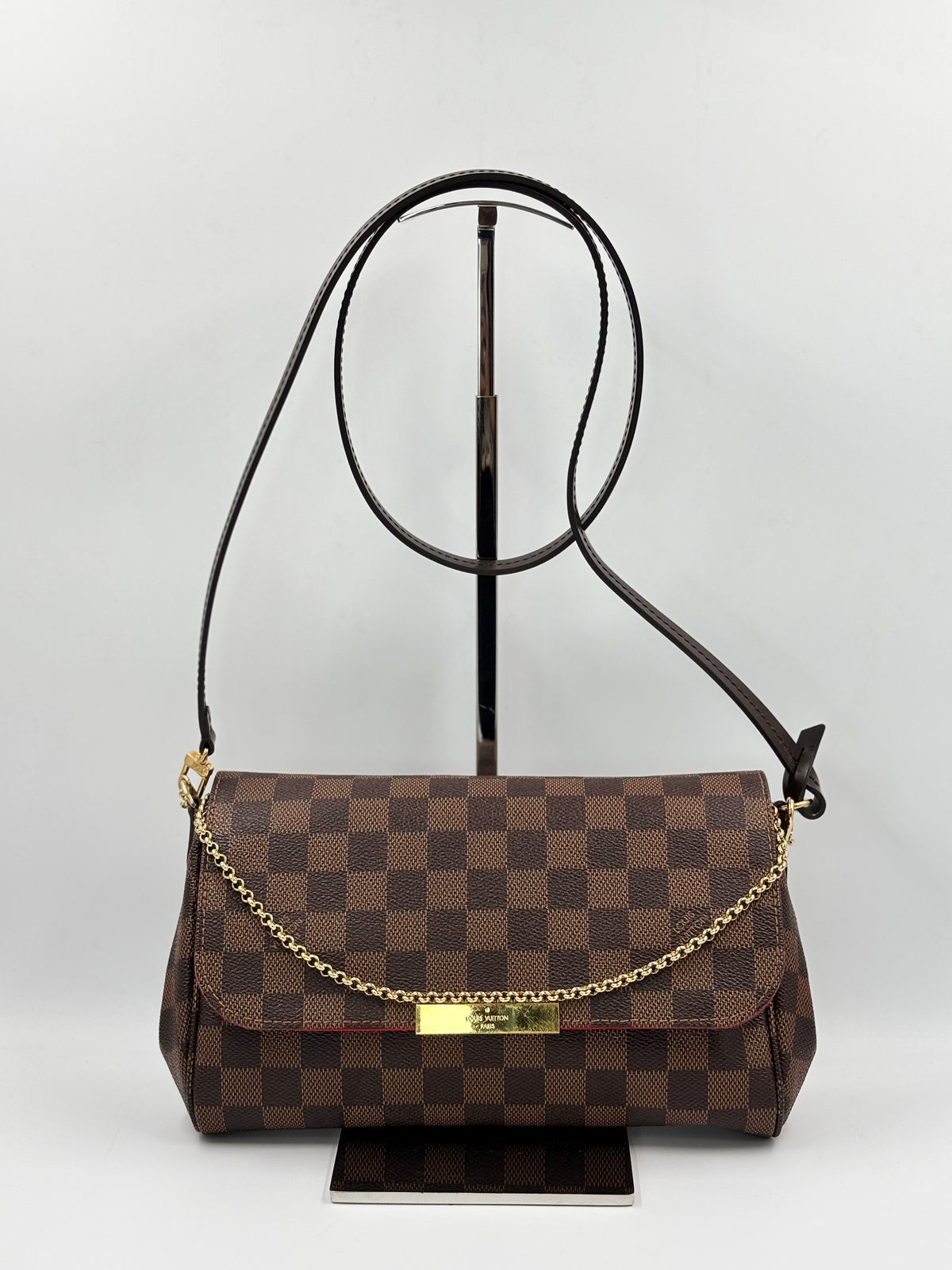 LV Damier Ebene Canvas Favorite MM Bag