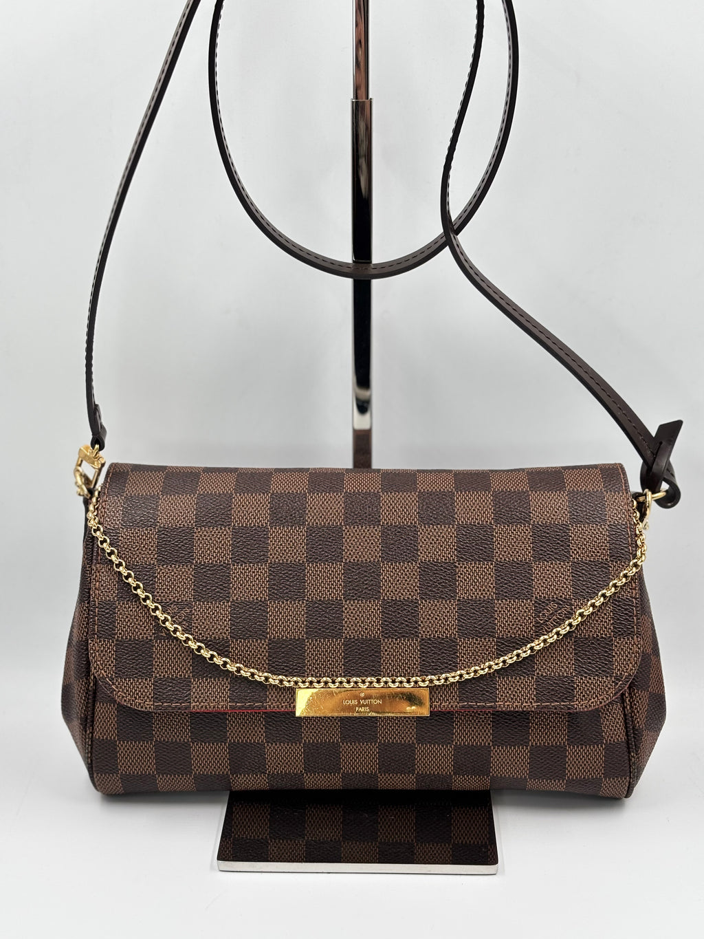 LV Damier Ebene Canvas Favorite MM Bag