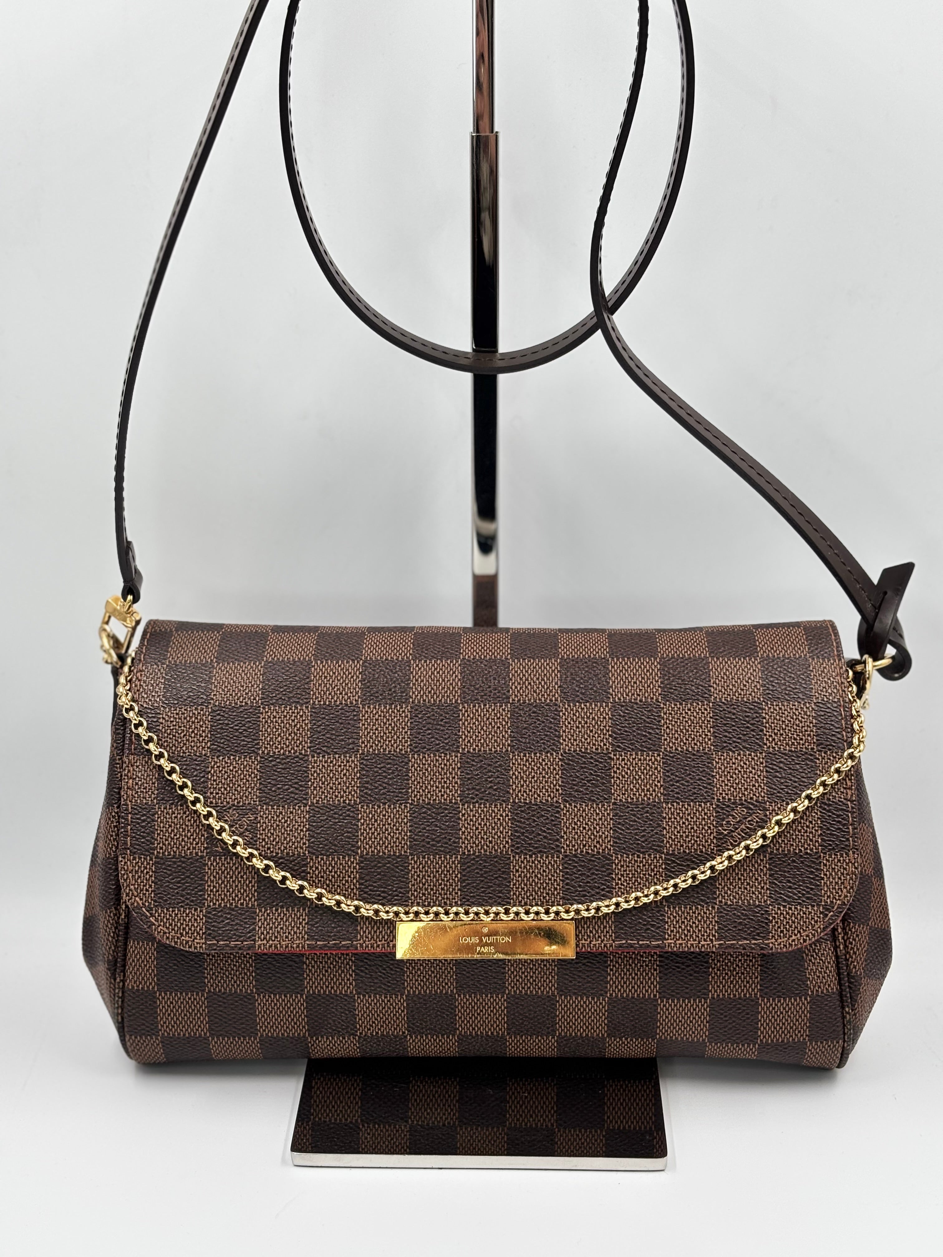 LV Damier Ebene Canvas Favorite MM Bag
