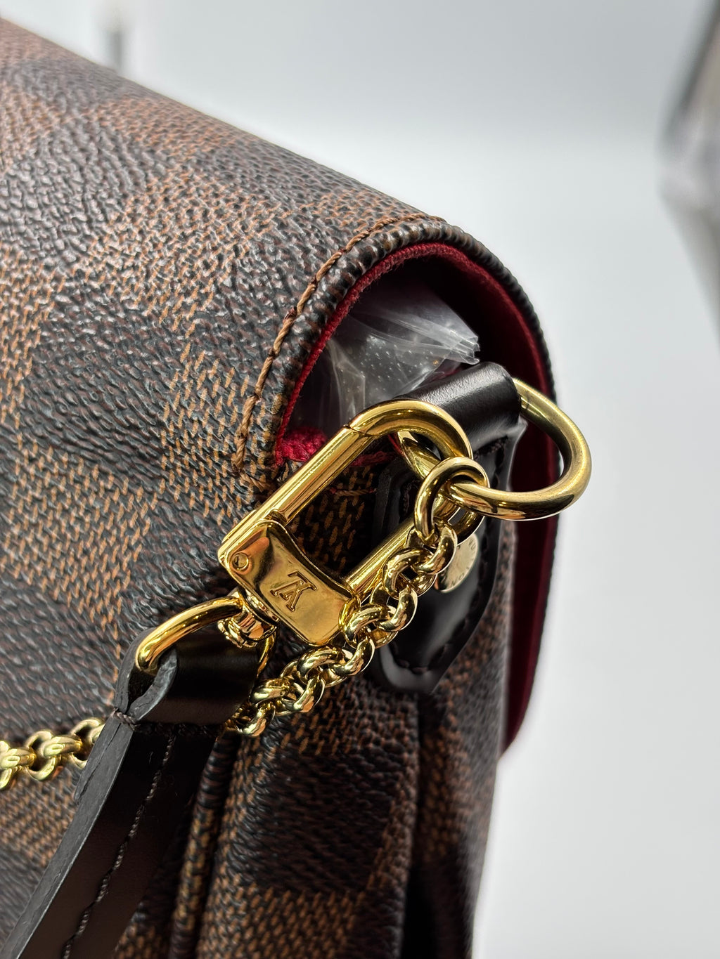 LV Damier Ebene Canvas Favorite MM Bag