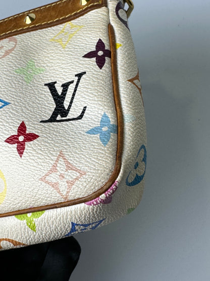 LV MULTICOLOR POCHETTE WHITE