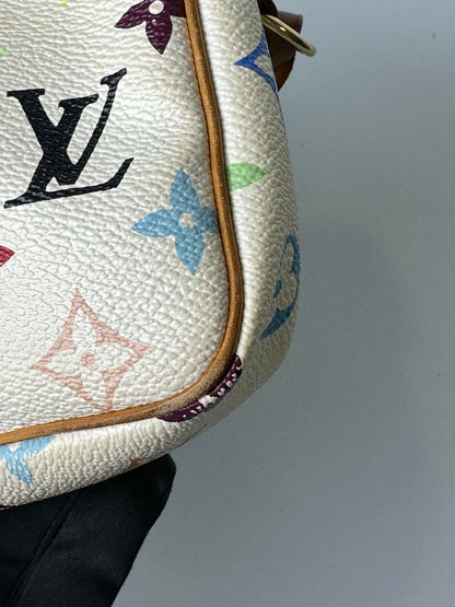 LV MULTICOLOR POCHETTE WHITE