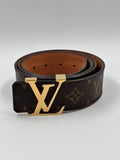 LV Monogram Canvas LV Initials Belt