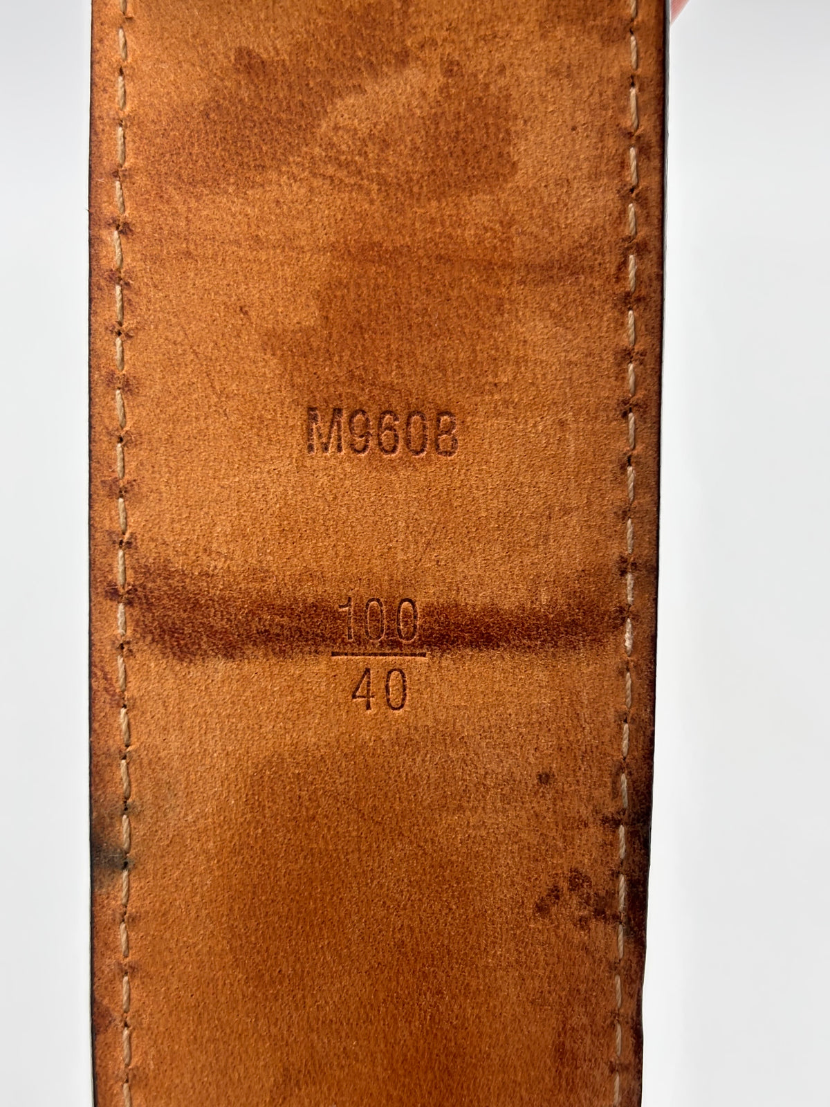 LV Monogram Canvas LV Initials Belt