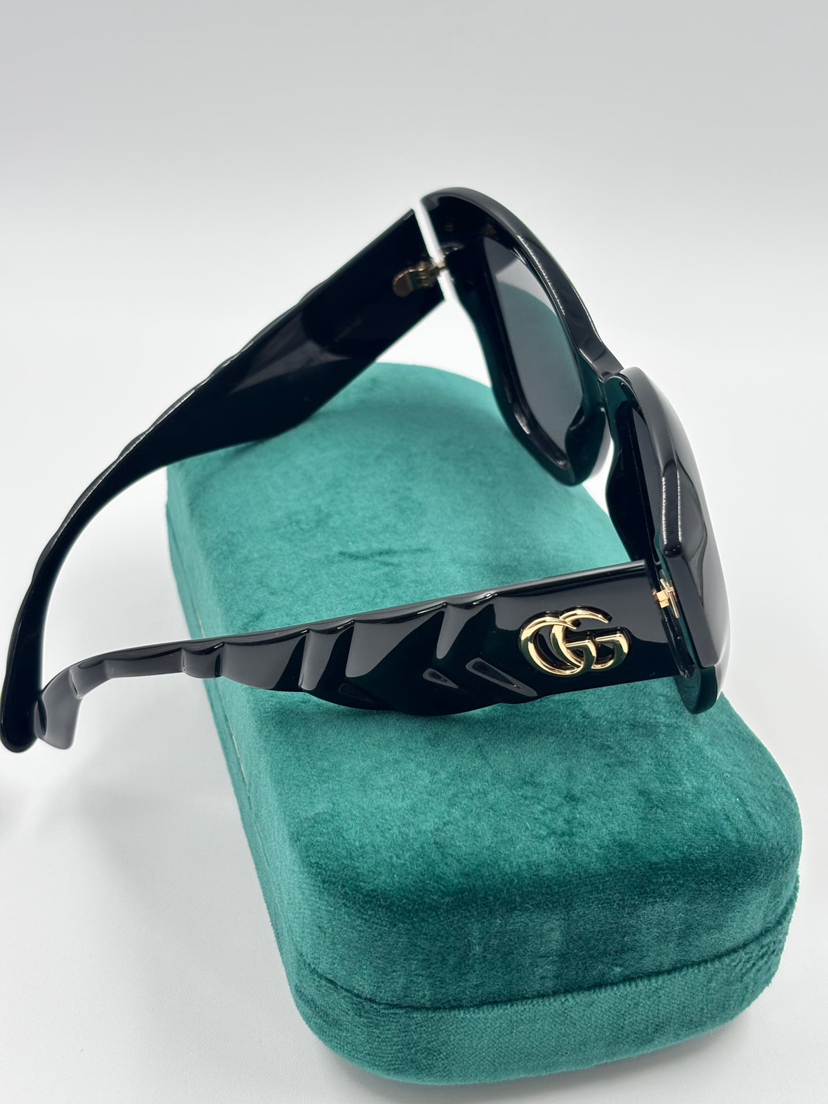 Gucci Black GG0808S Butterfly Sunglasses