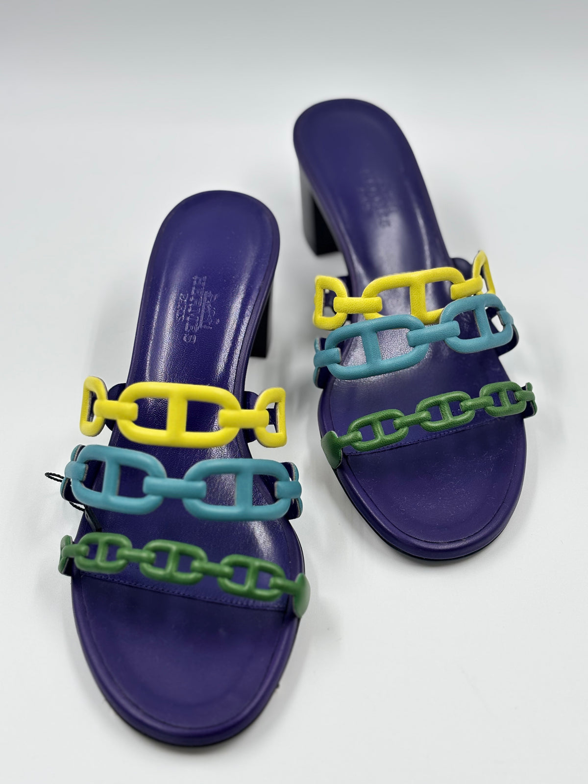 Hermes Thalassa Leather Mules
