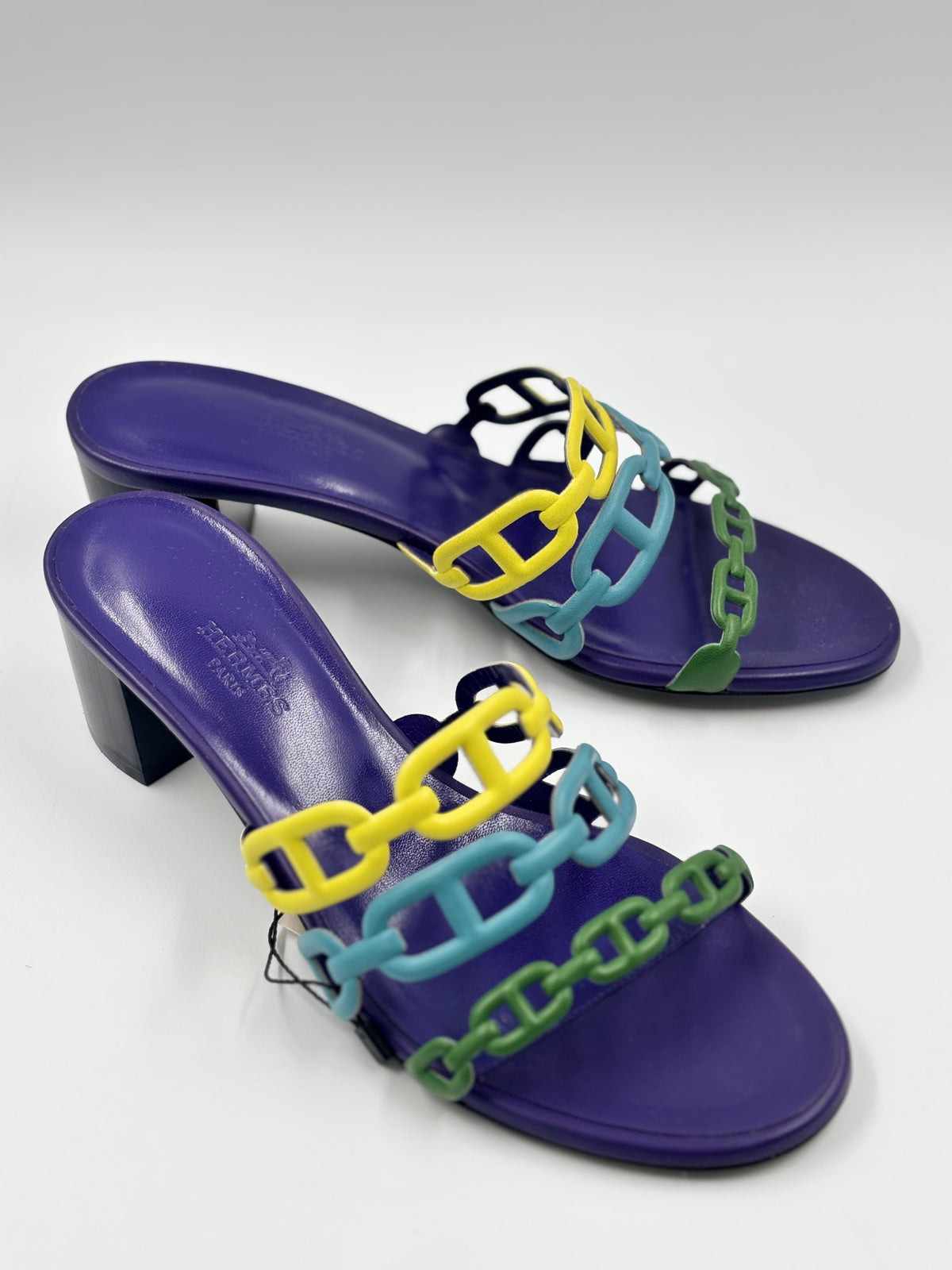 Hermes Thalassa Leather Mules
