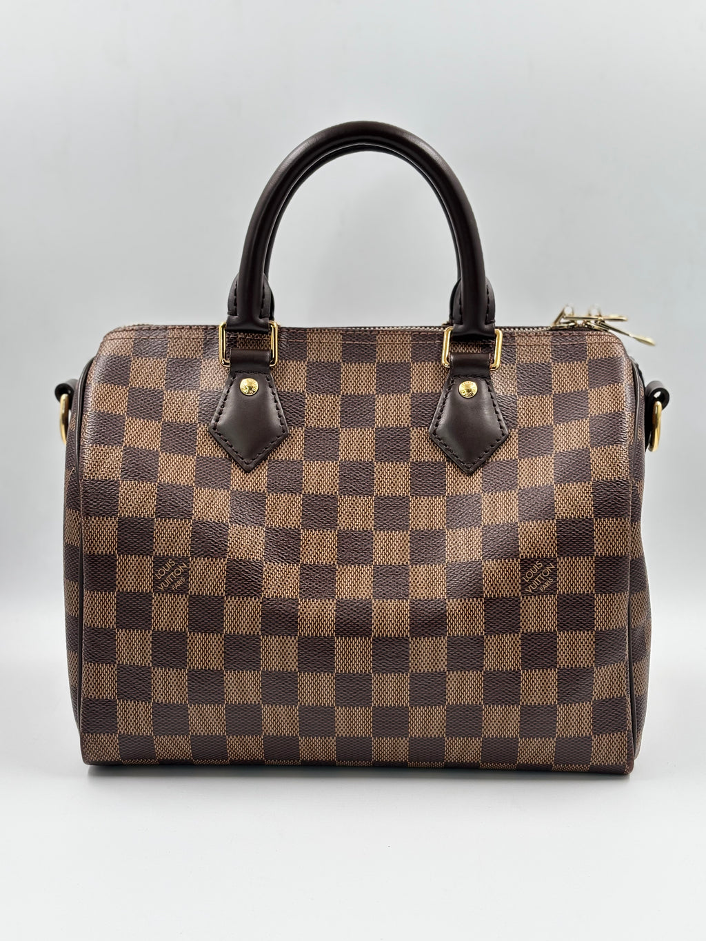 LV Damier Ebene Canvas Speedy Bandouliere 25