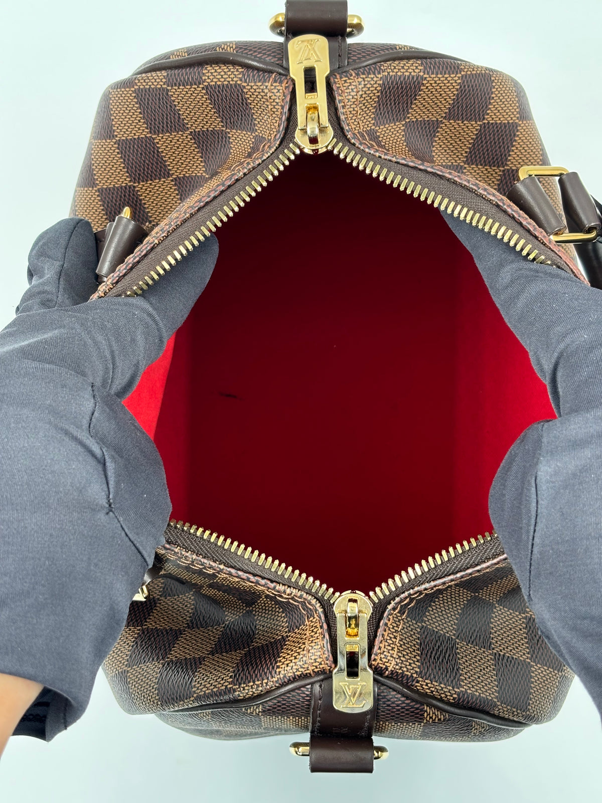 LV Damier Ebene Canvas Speedy Bandouliere 25