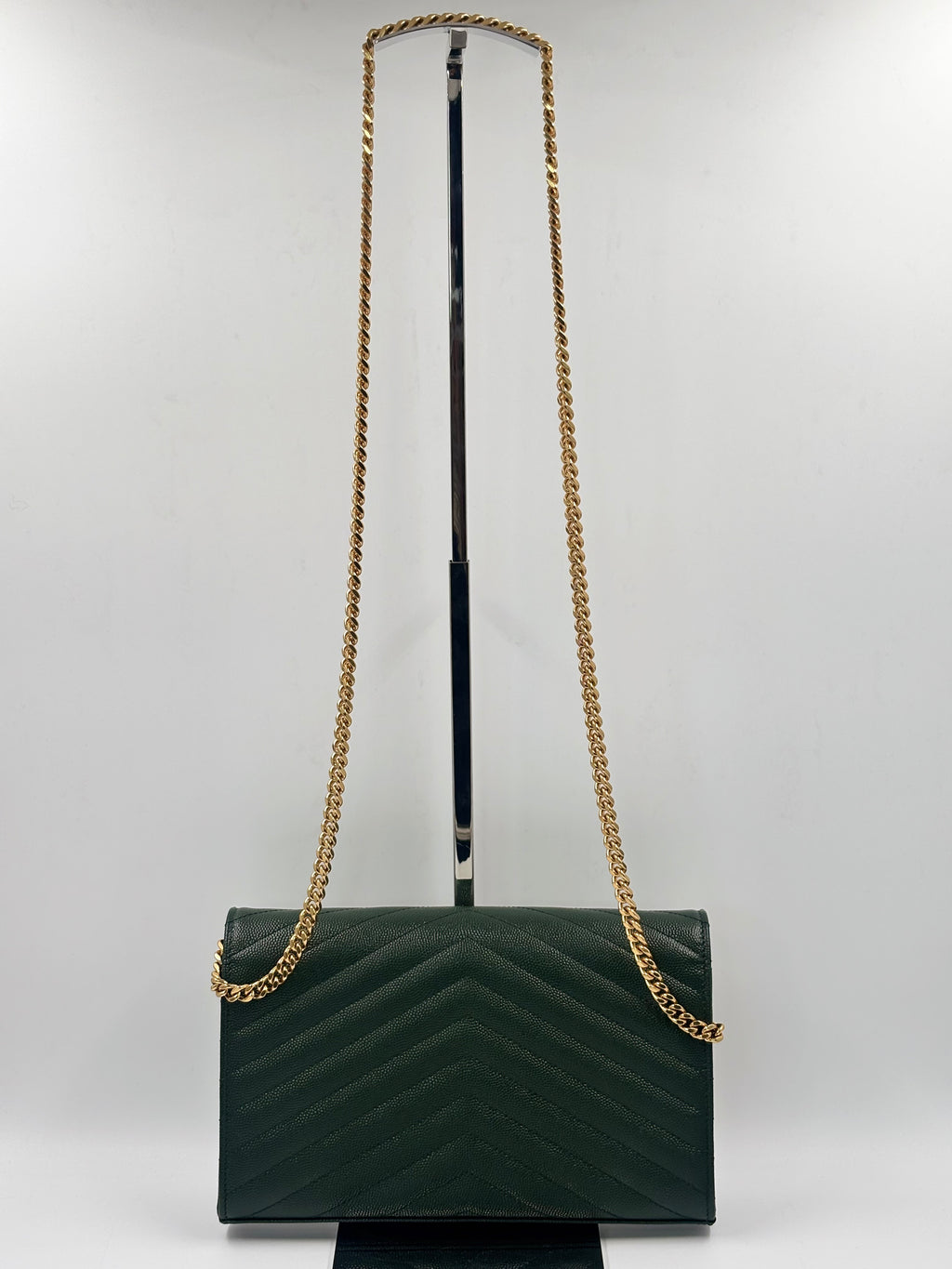 Yves Saint Laurent Cassandre Envelope Chain Wallet
