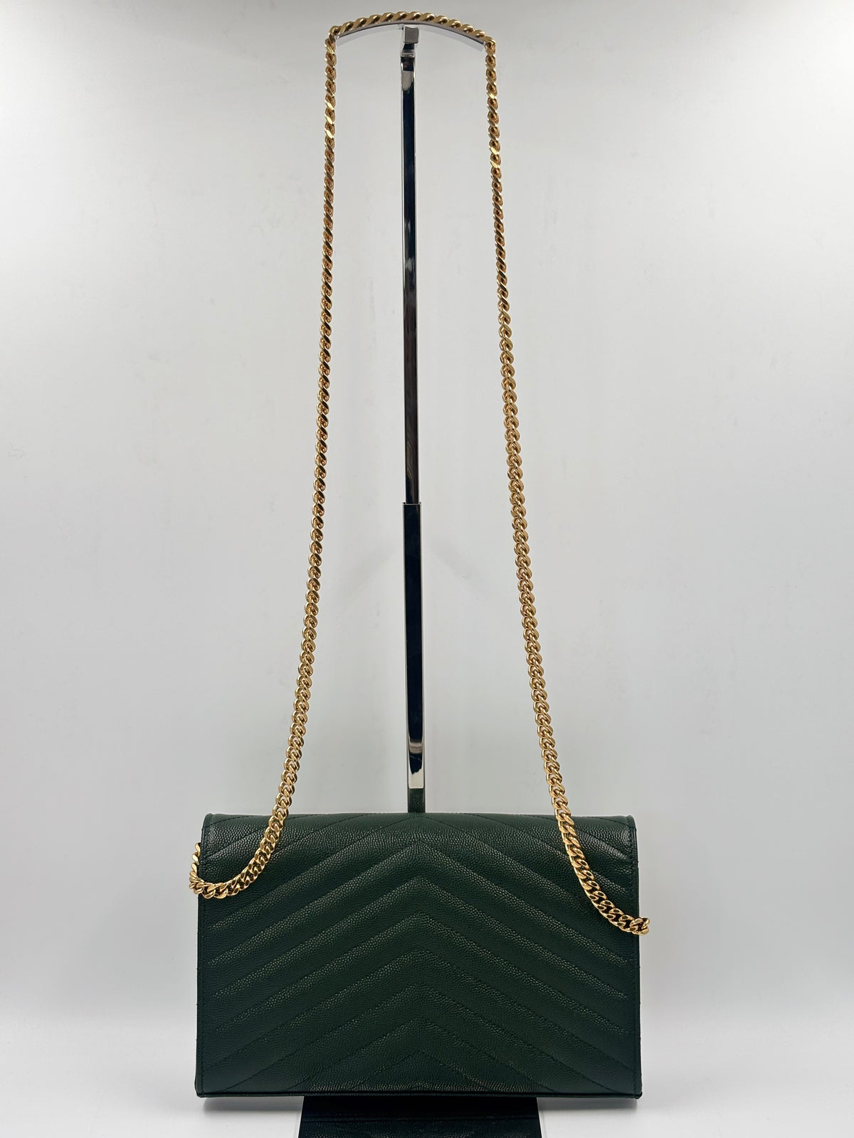 Yves Saint Laurent Cassandre Envelope Chain Wallet
