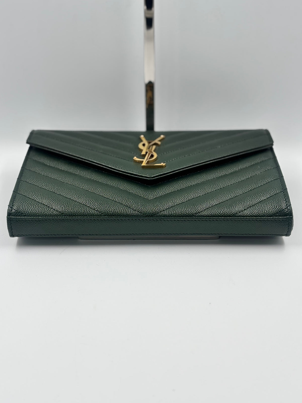 Yves Saint Laurent Cassandre Envelope Chain Wallet
