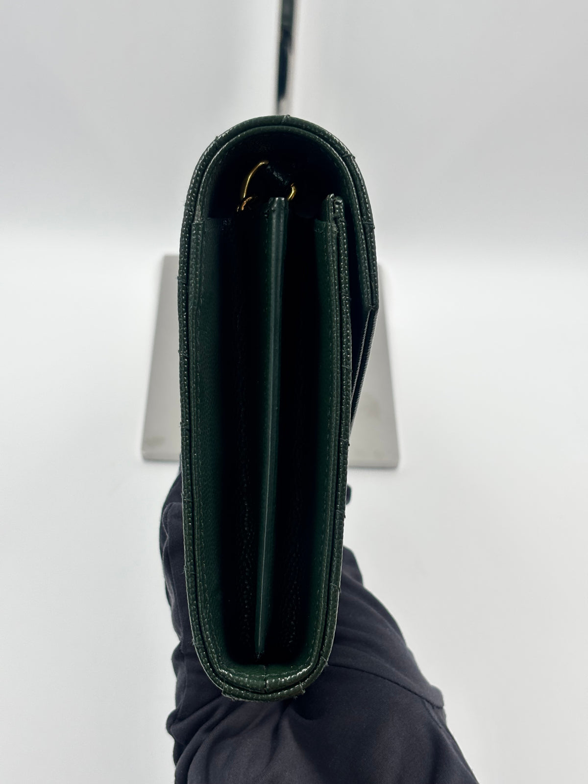 Yves Saint Laurent Cassandre Envelope Chain Wallet