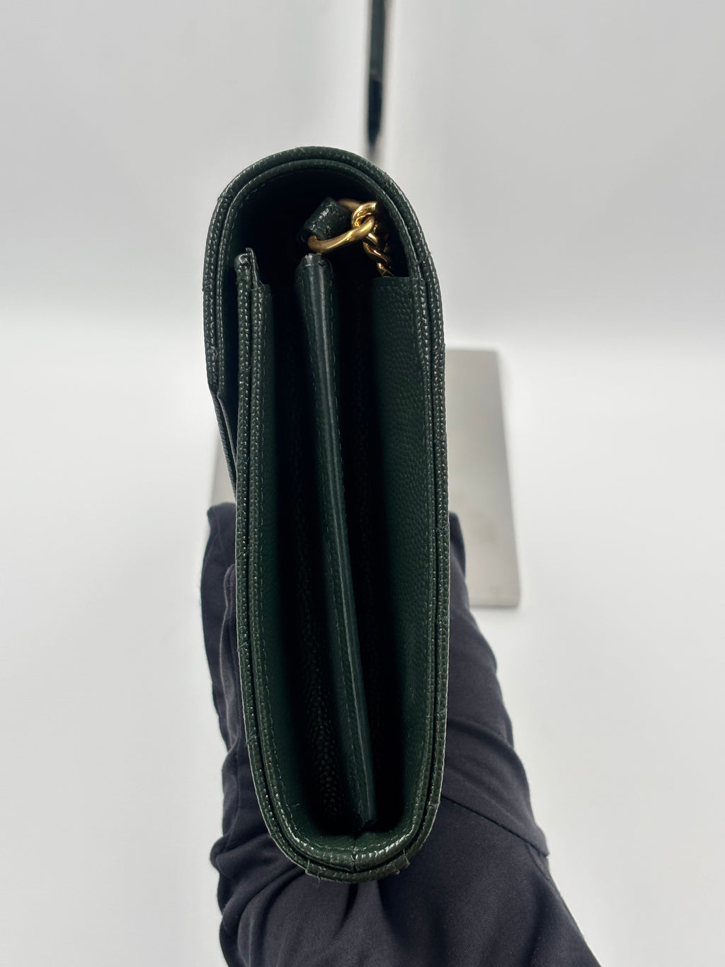 Yves Saint Laurent Cassandre Envelope Chain Wallet