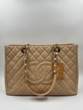 Chanel GST Caviar Beige