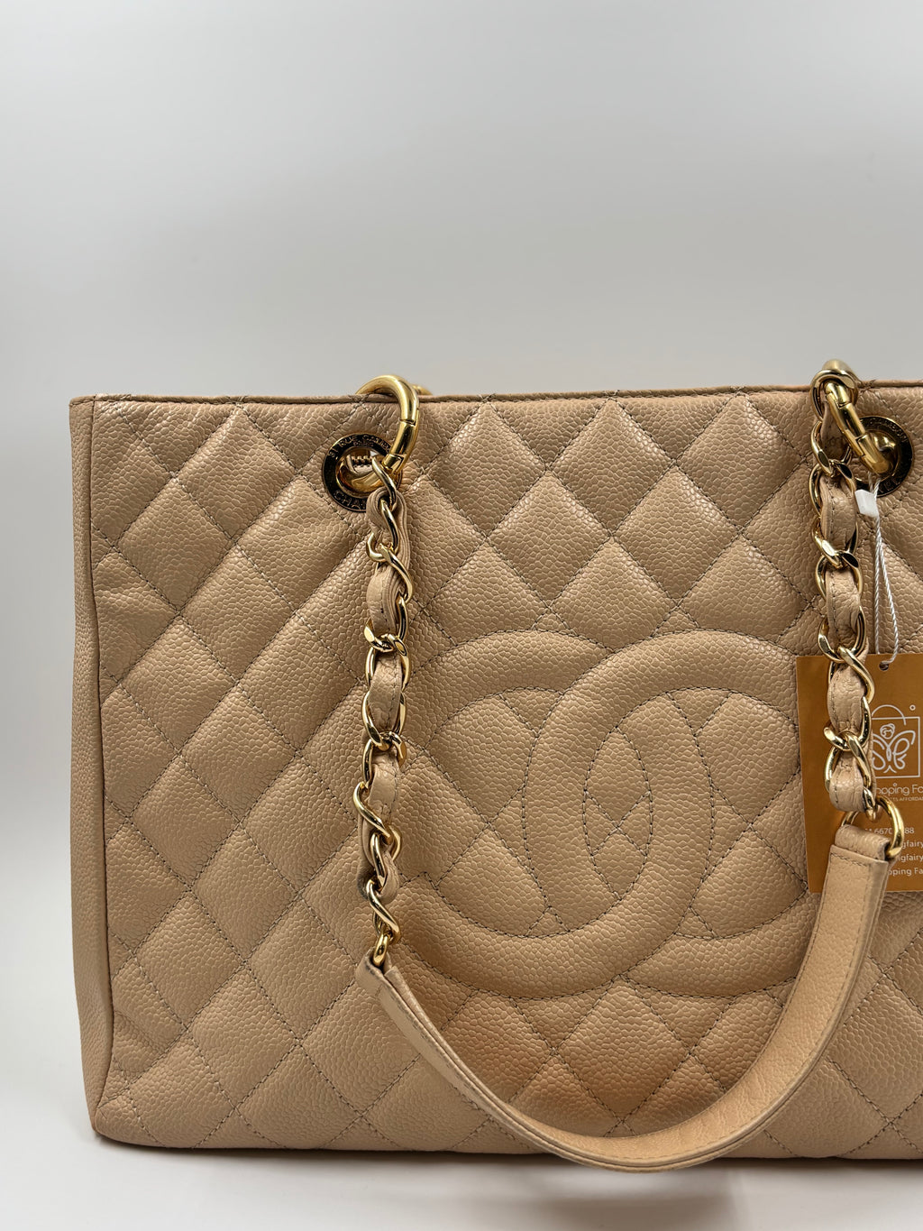 Chanel GST Caviar Beige