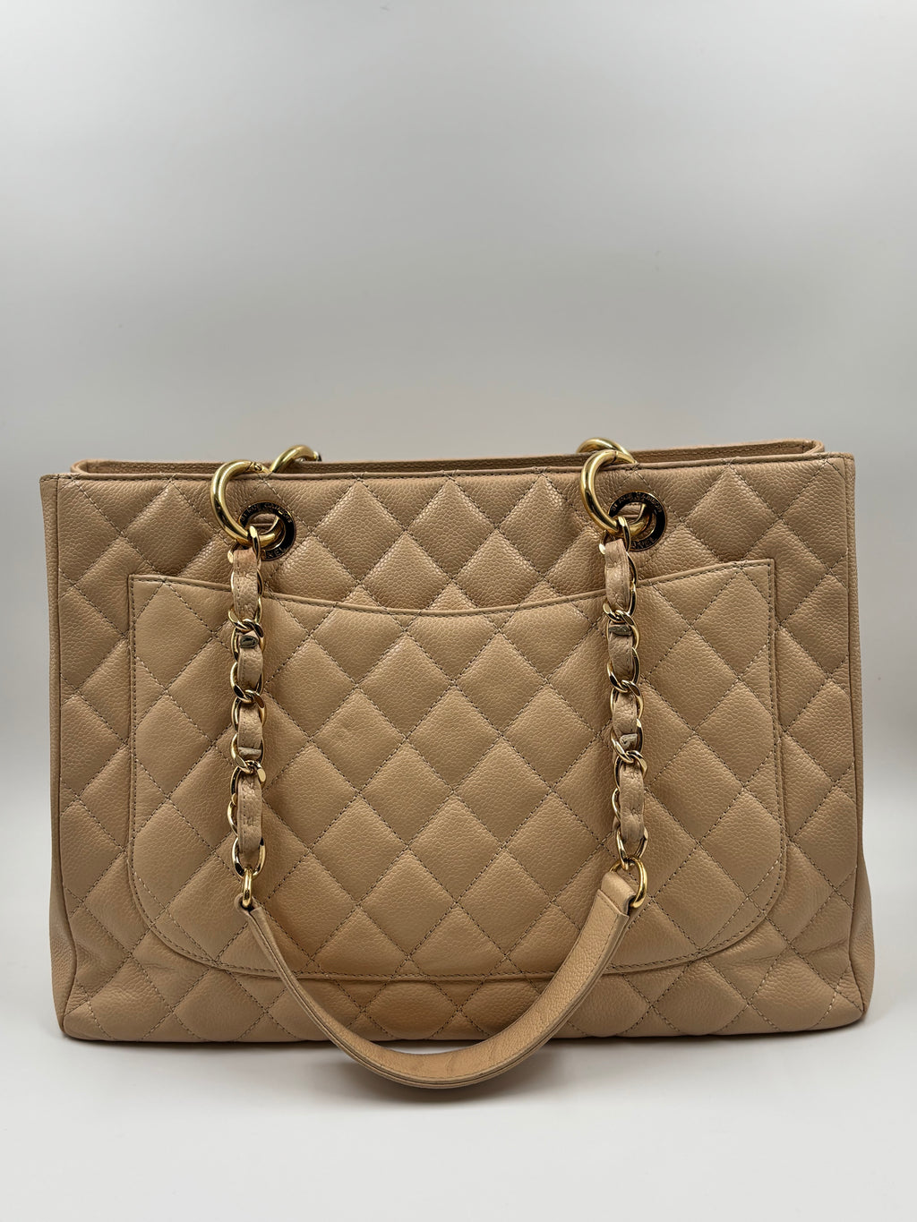 Chanel GST Caviar Beige