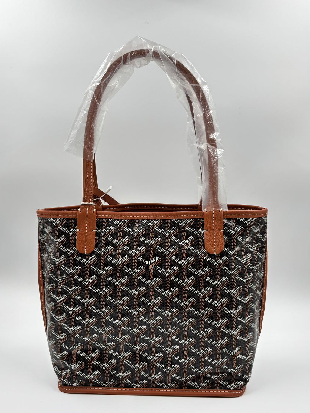 Brandnew Goyard Mini Anjou Reversible Tote Bag w/ Pouch