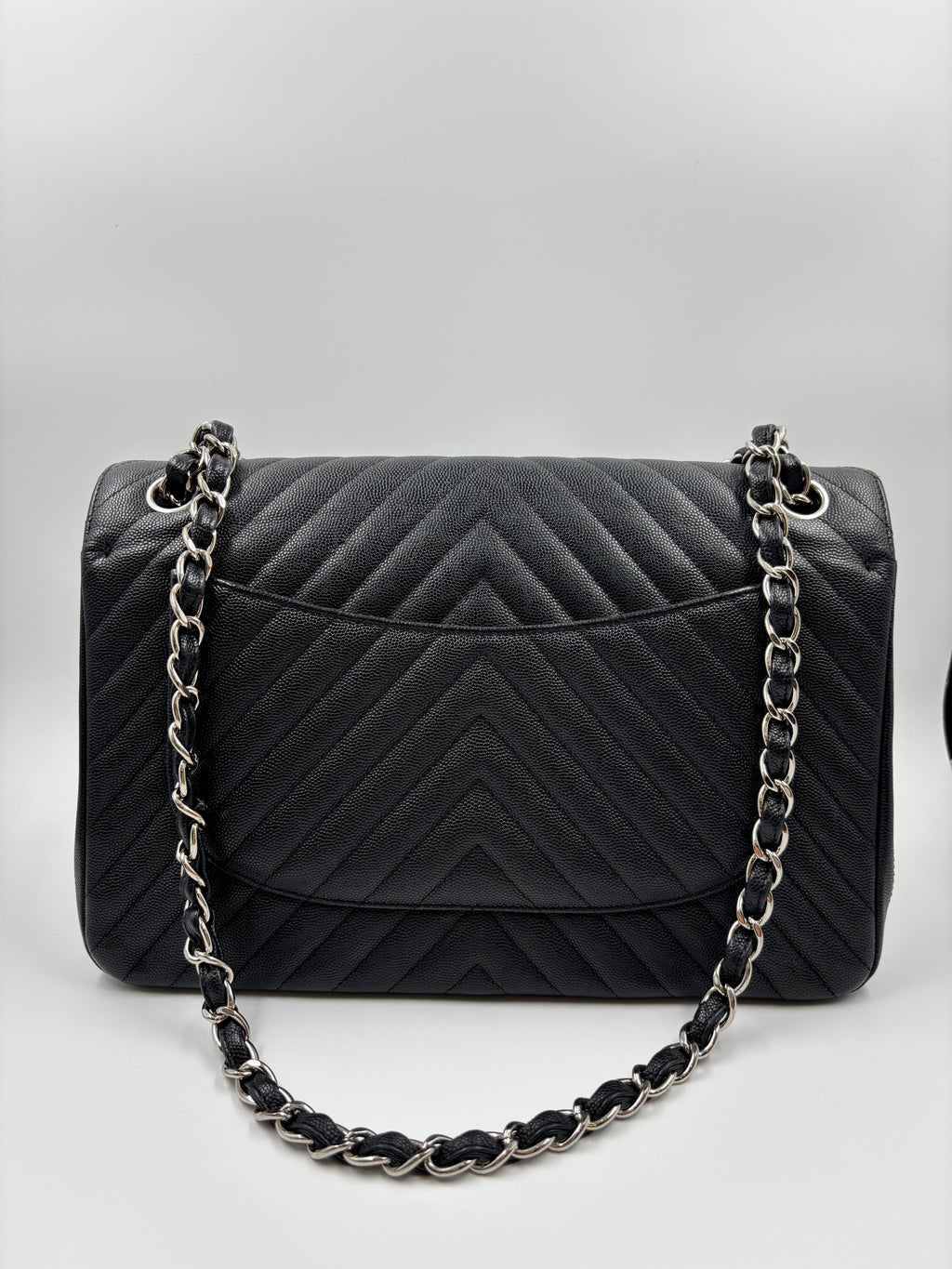 Chanel Jumbo Double Flap Bag Caviar Leather