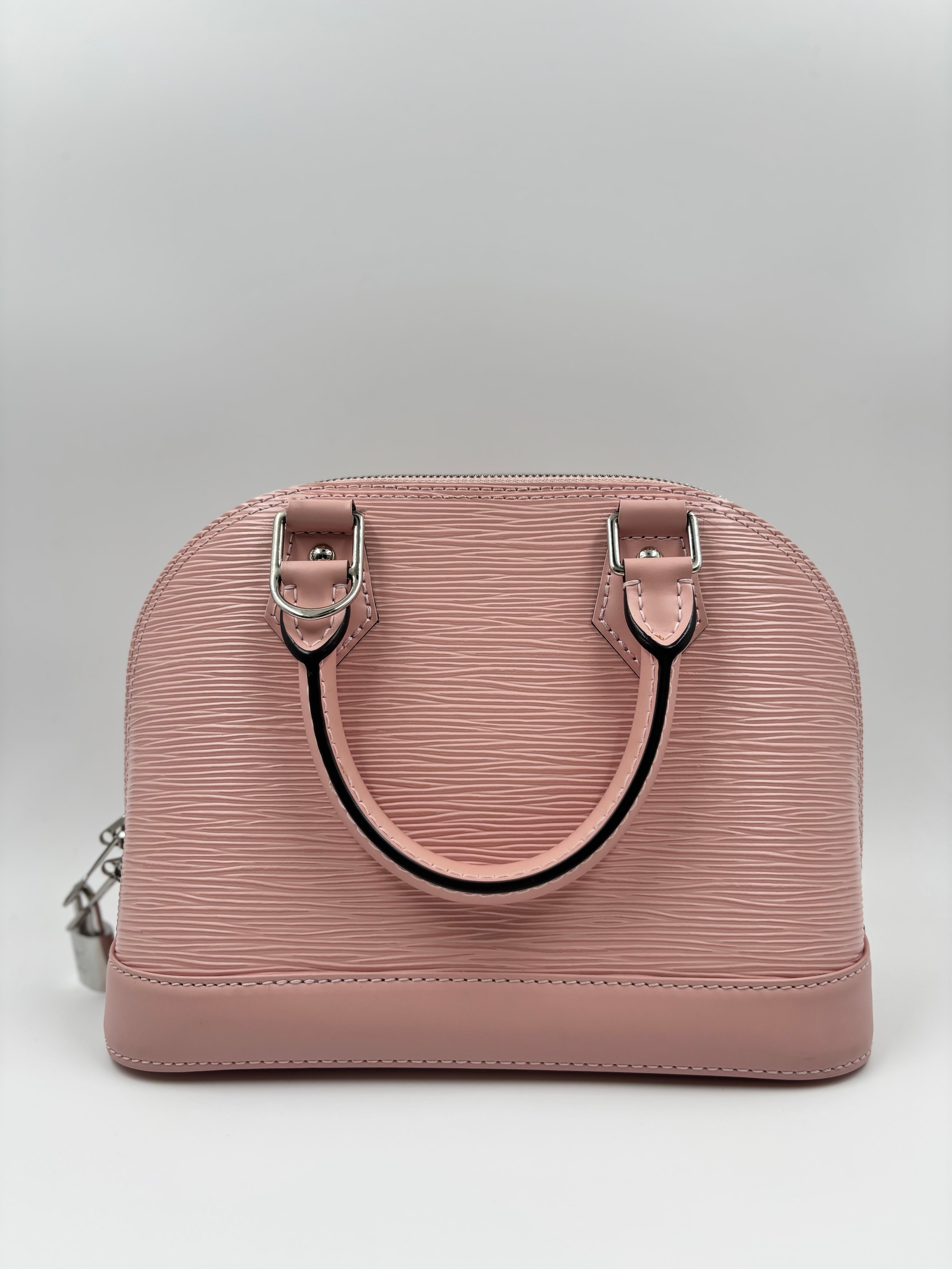 LV Pink Epi Alma BB Bag