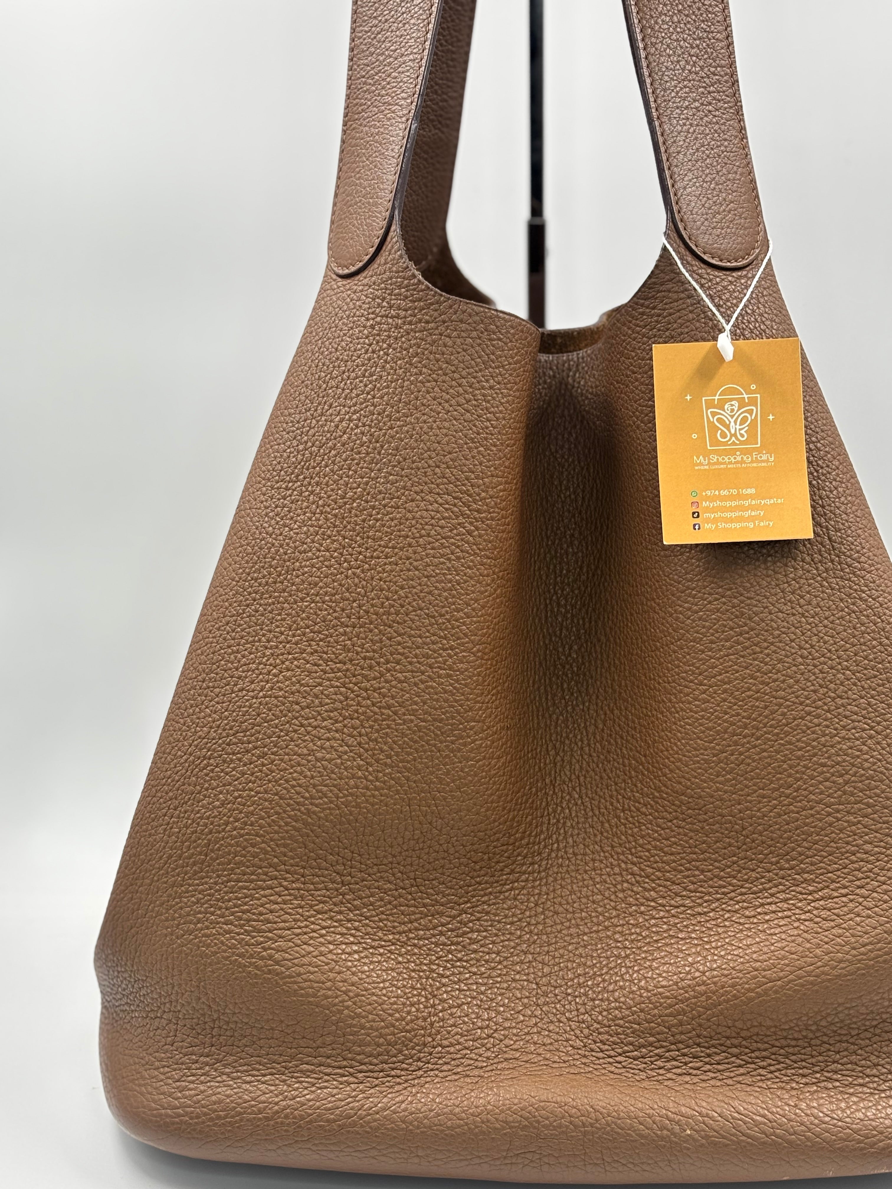 Hermes 31 cm Taurillon Clemence Picotin TGM Bag