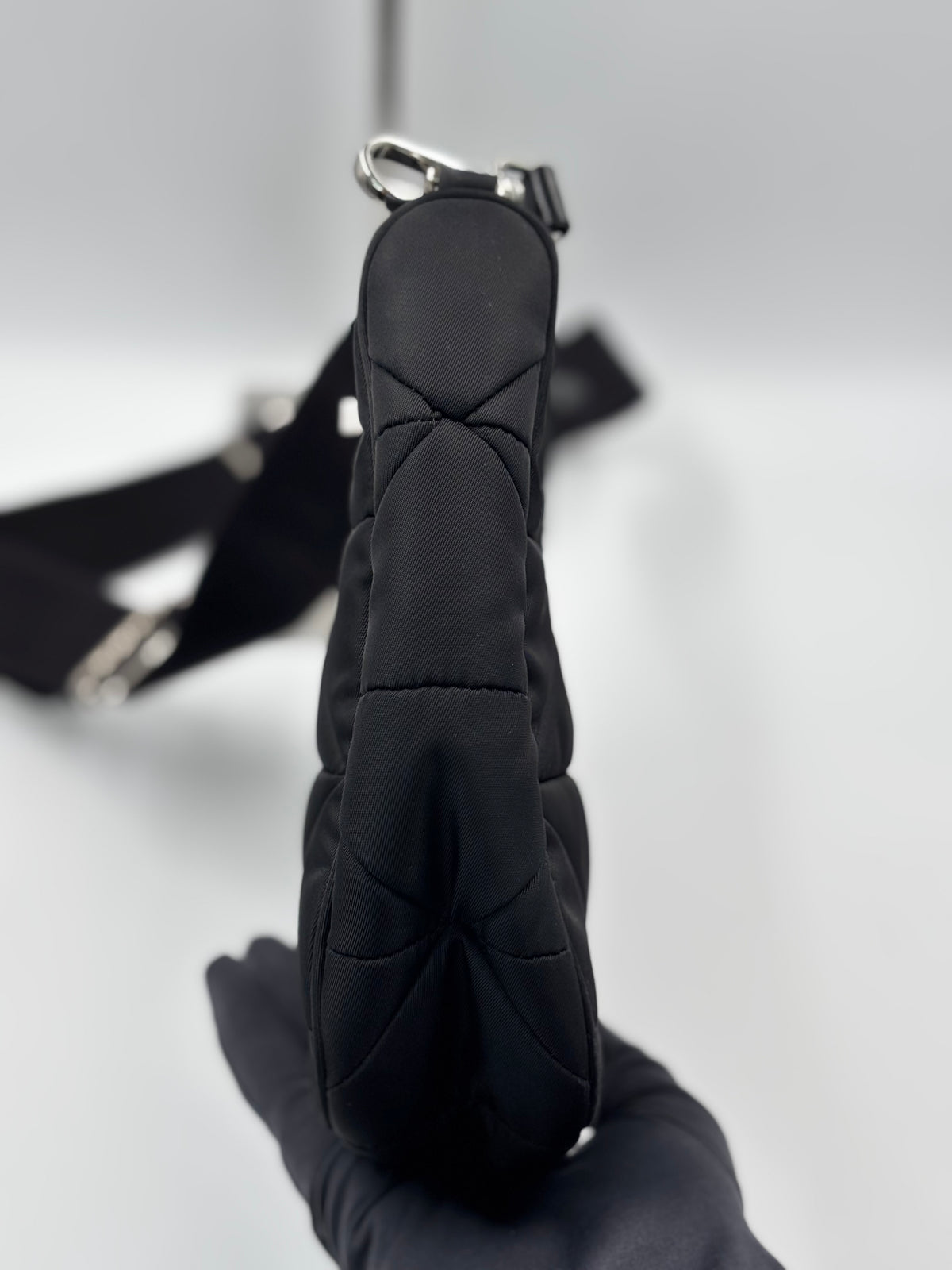 Prada Padded Re-Nylon Shoulder Bag
