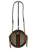 Gucci Supreme Mini Ophidia  Round Shoulder Bag