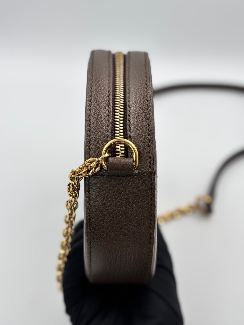 Gucci Supreme Mini Ophidia  Round Shoulder Bag