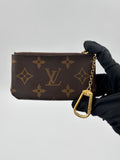 LV Damier Ebene Pochette Cles Key Pouch and Change Holder