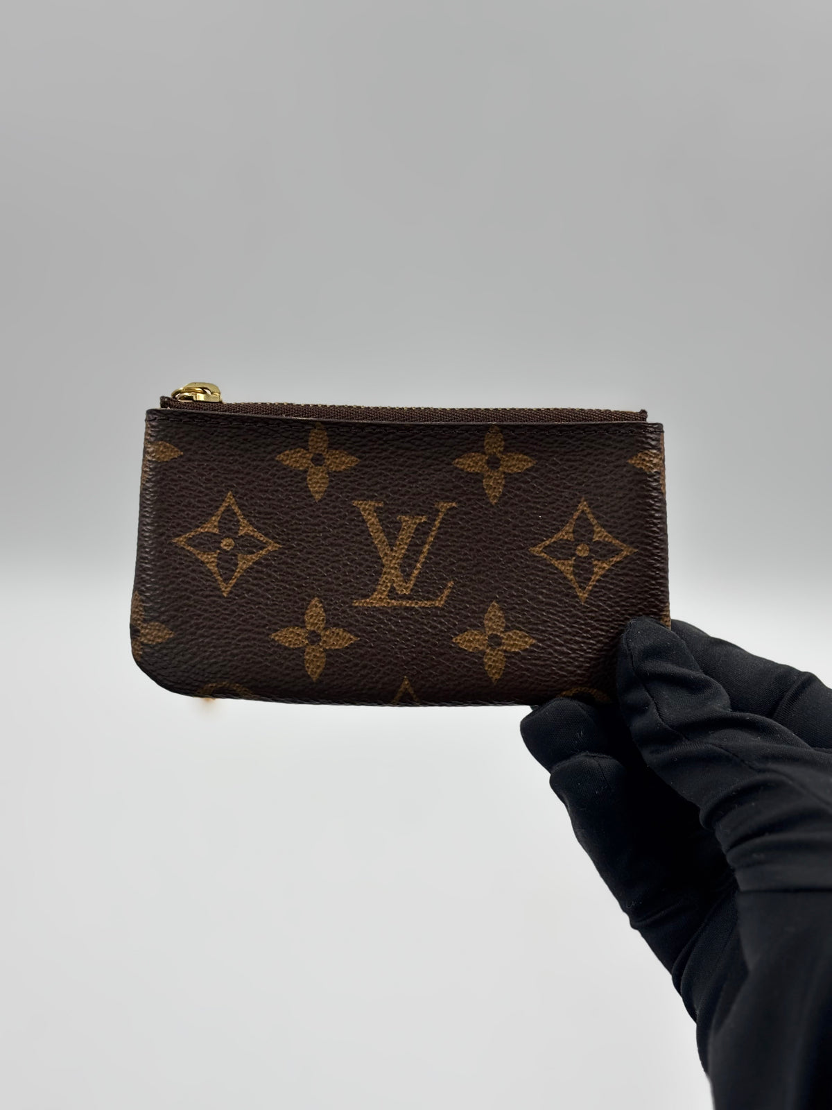 LV Damier Ebene Pochette Cles Key Pouch and Change Holder