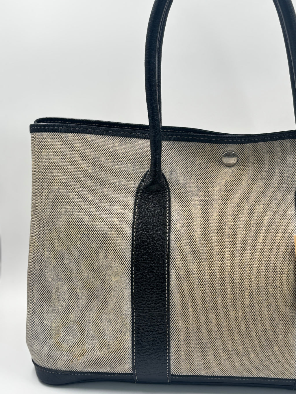 Hermes Garden Party Coated Canvas